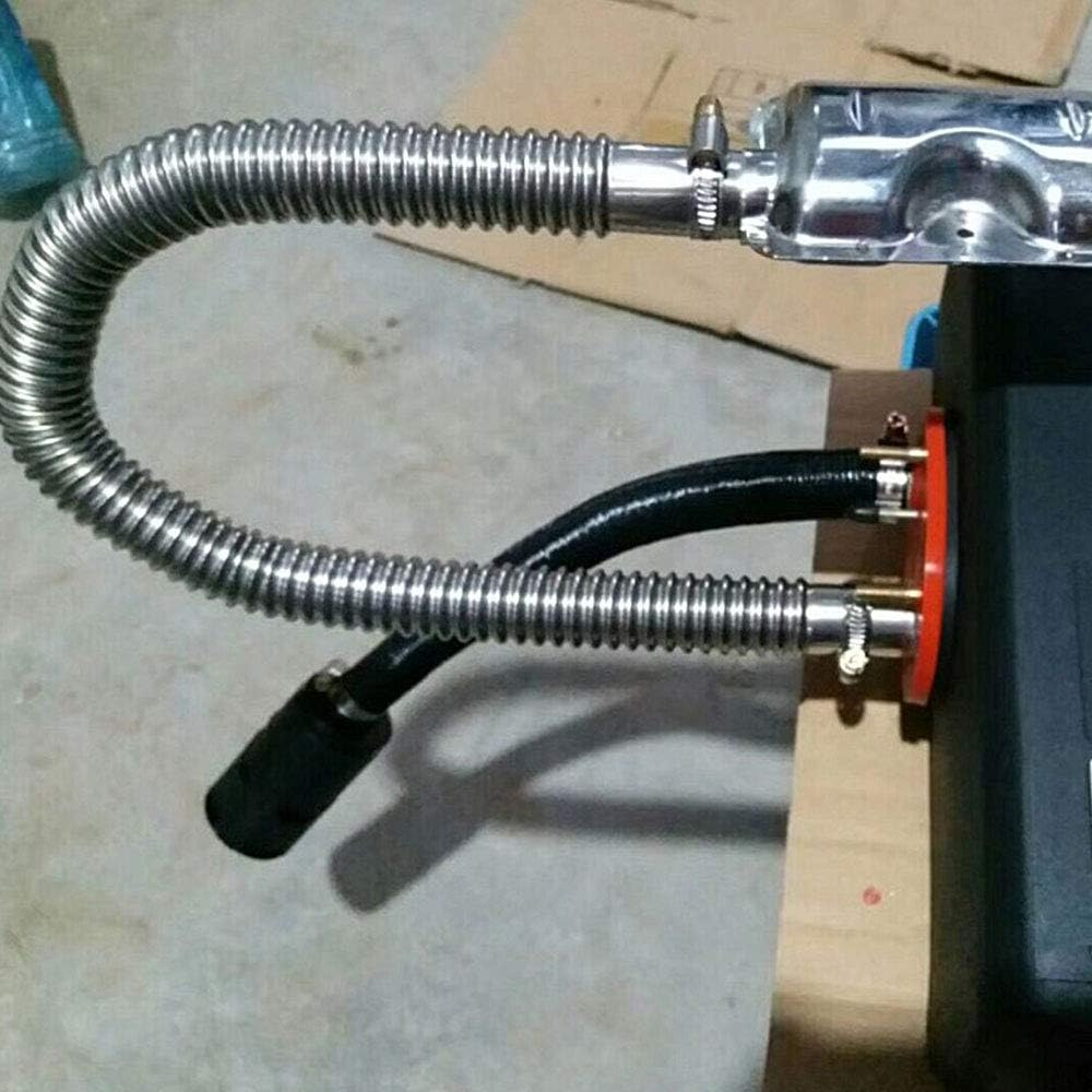 Exhaust Pipe, Exhaust Hose, Car Air Diesel Parking Heater Exhaust Pipe, Stainless Steel Flexible Exhaust Hose Diesel Gas Vent Hose with 2 Exhaust Clamp for Car Air Diesel Parking Heater image number 6