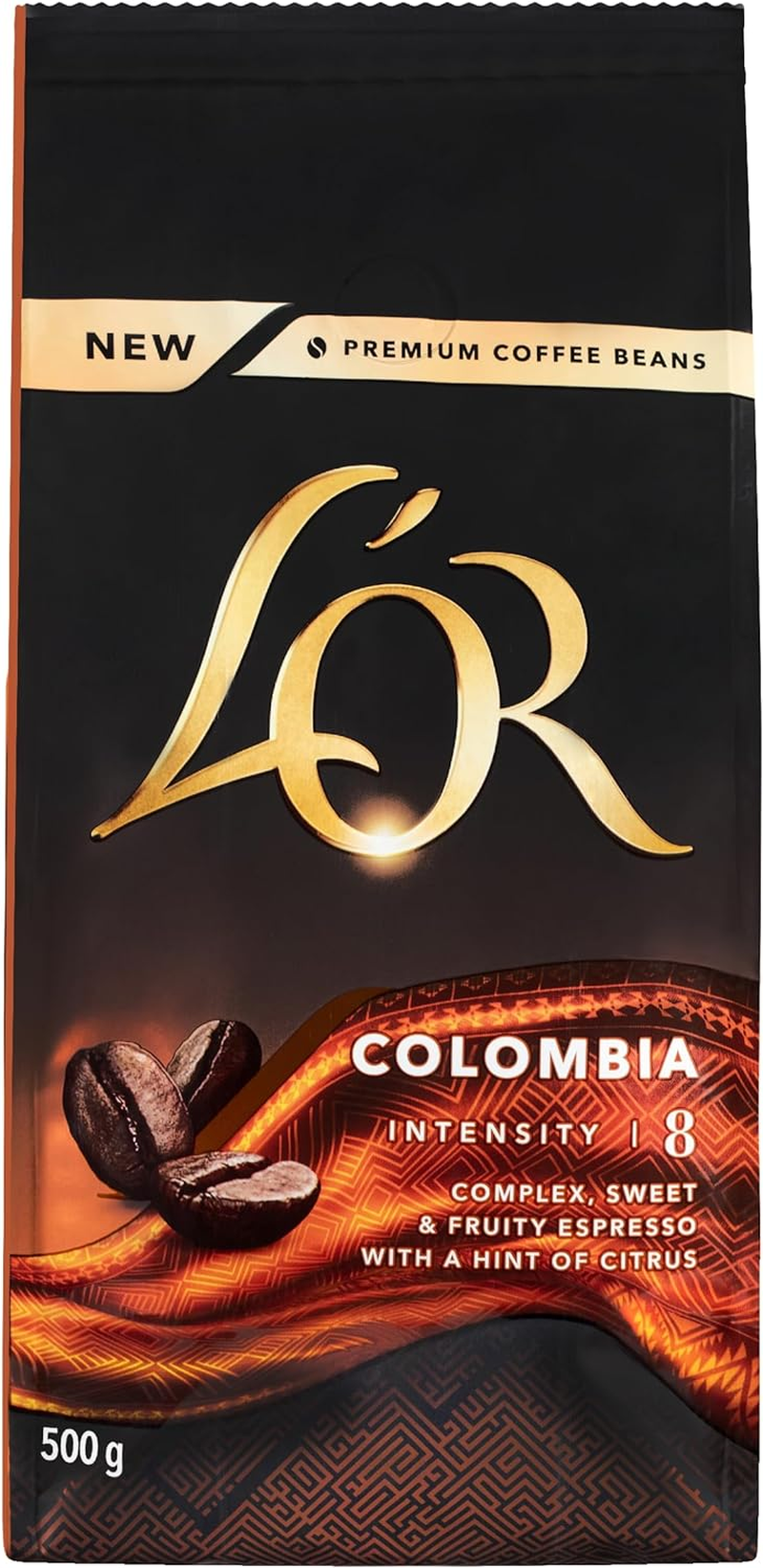 L'OR Espresso Intensity 8 Colombia Coffee Beans 500 G