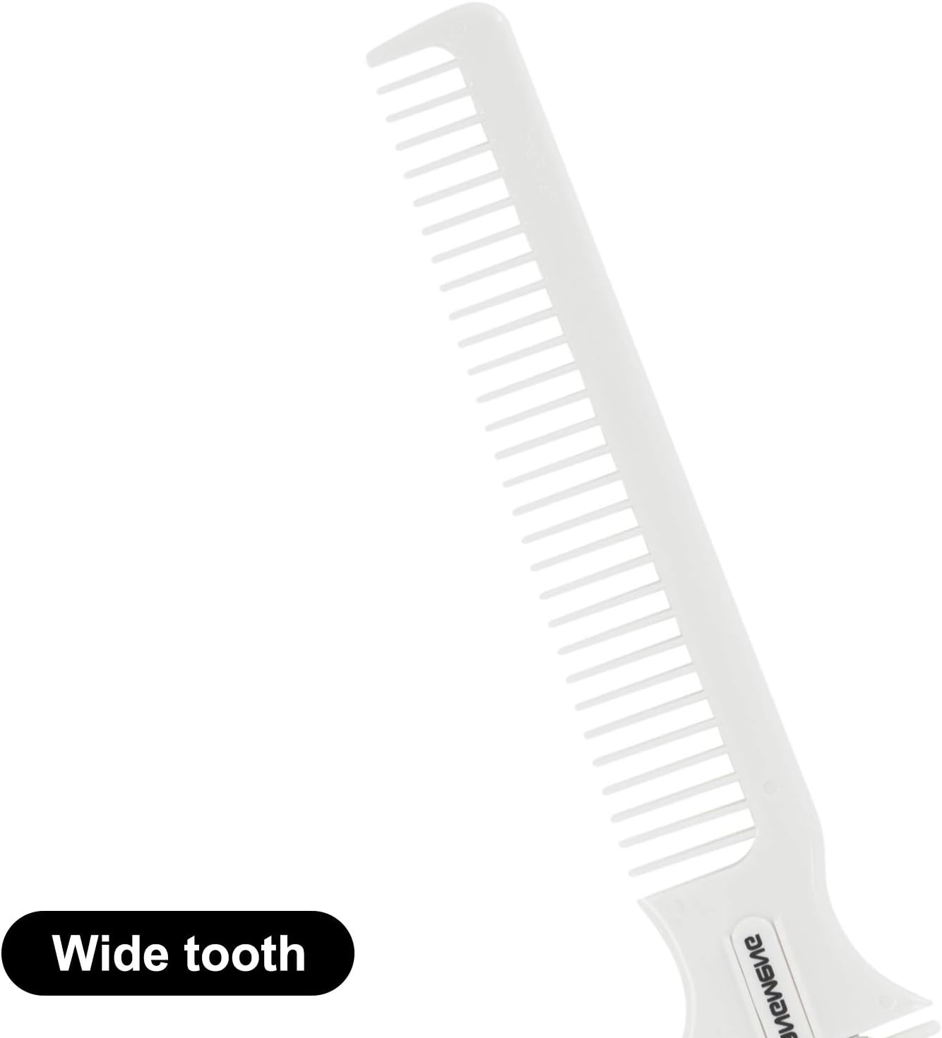 BANGMENG Hair Trimmer with Split Ends Razor - 2 Pieces for Thin & Thick Hair Cutting and Styling: Dense & Wide Teeth Combs, Double-Edge Blades image number 6