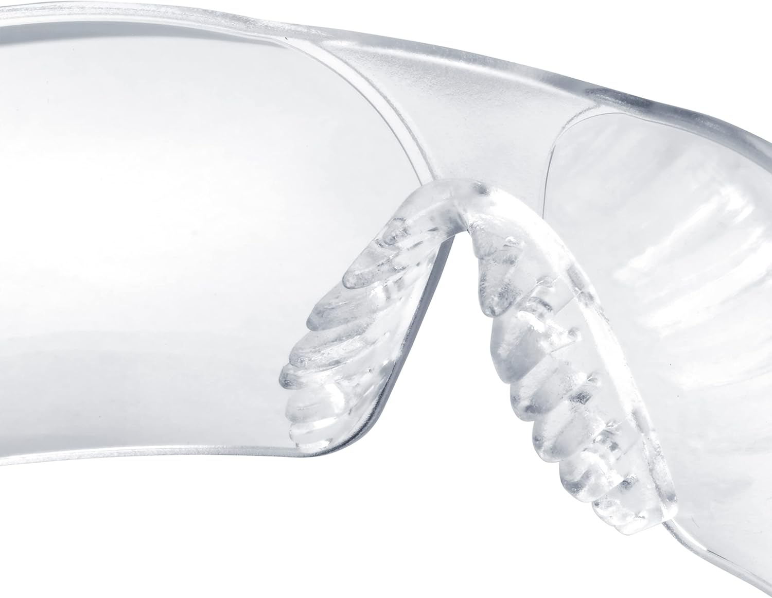 Stanley Clear Lens Transparent Safety Glasses - Clear Safety Glasses for Men & Women - Transparent Arms and Lenses with UV Protection Glasses - Rubber Tipped No-Slip Design - SY1201D image number 1