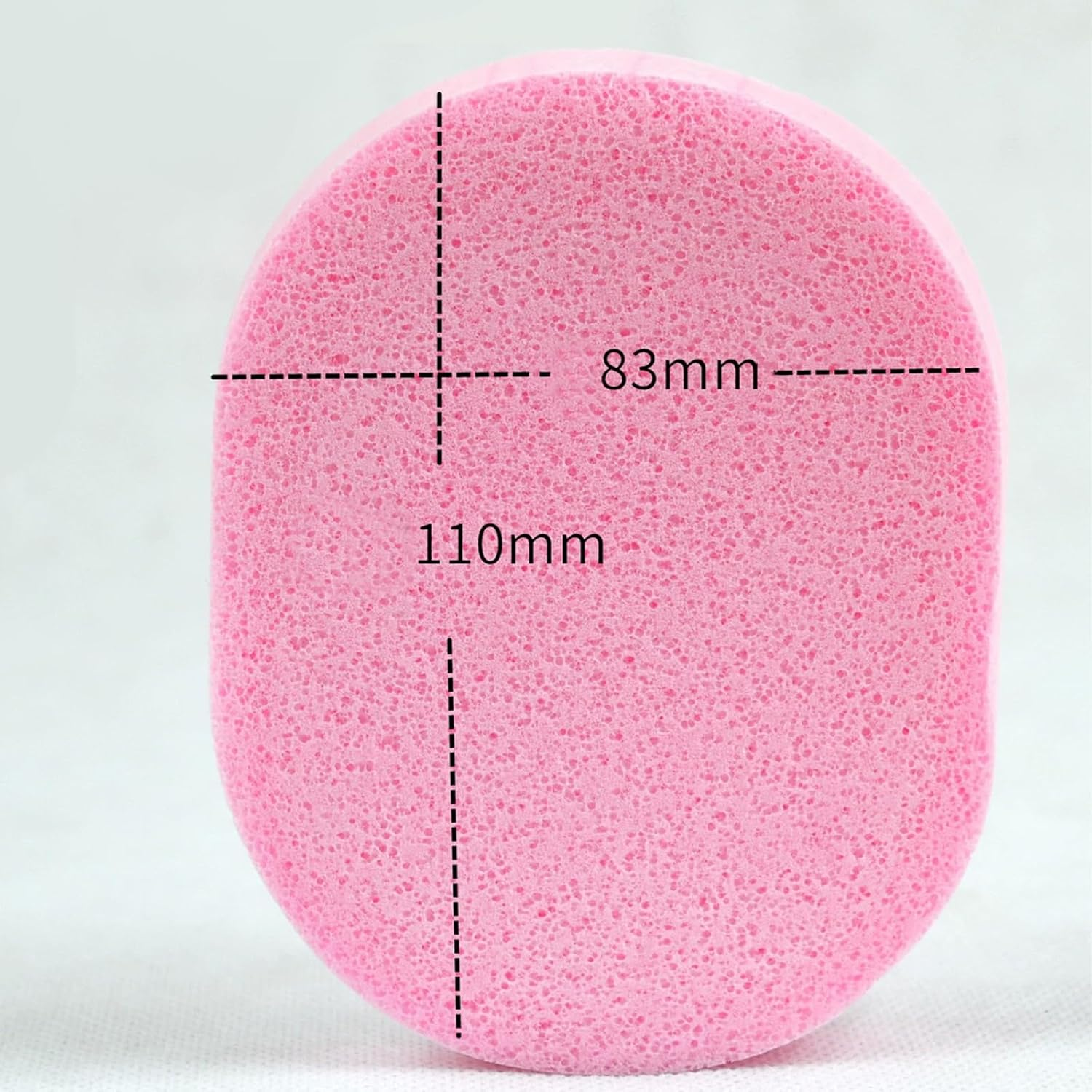 Cleansing Cellulose Sponge Face Wash Makeup Buffer Remover Facial Sponge 6Pcs（Random Color）