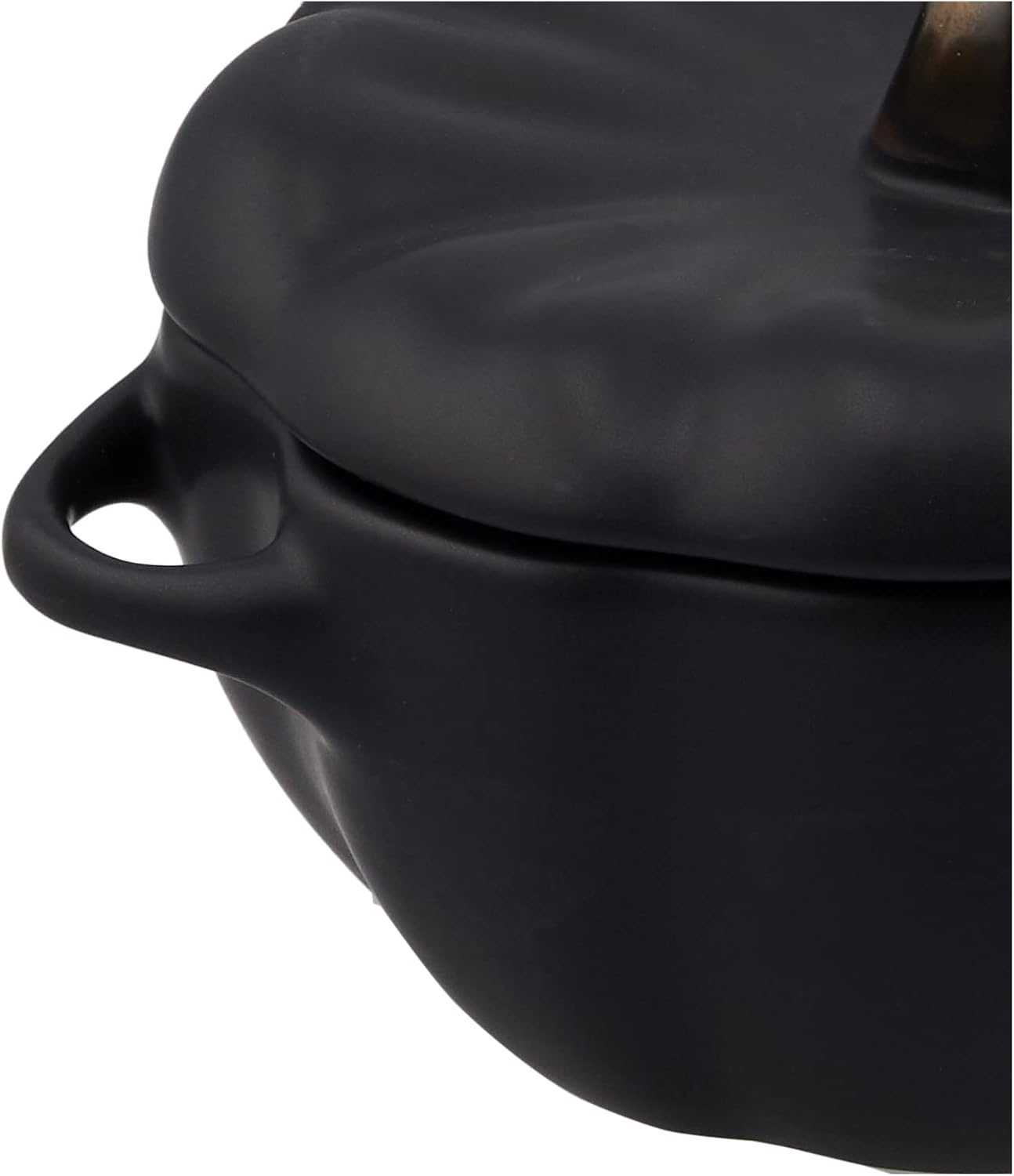 Staub 40508-548 Pumpkin Cocotte 40508-548 Pumpkin Cocotte 40508-548 Black Ceramic Heat Resistant Ceramic Microwave Safe image number 2