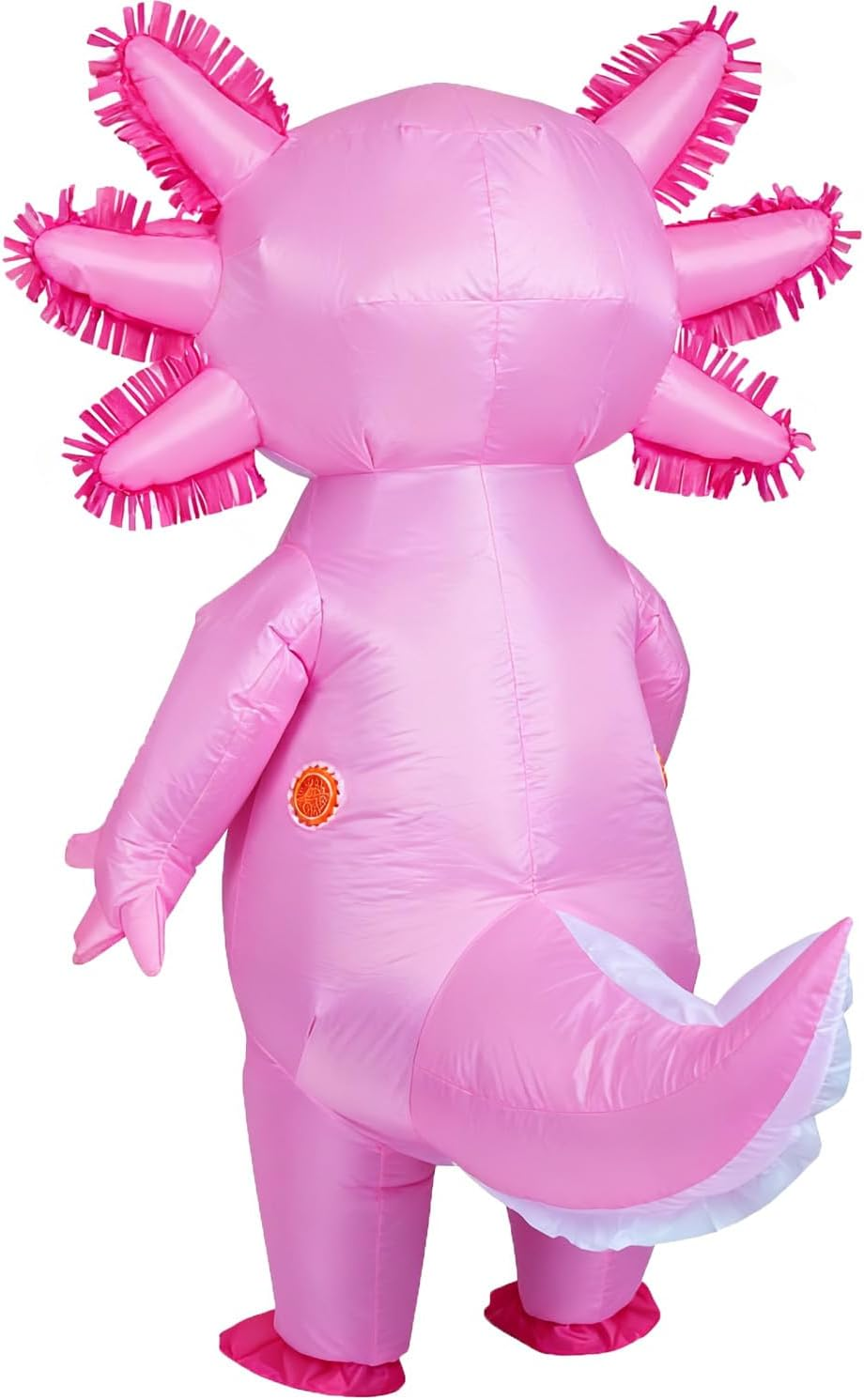 Inflatable Costume Adult Axolotl Costumes Deluxe Halloween Air Blow-Up Costume Axolotl Costumes for Women Men Cosplay Party image number 3