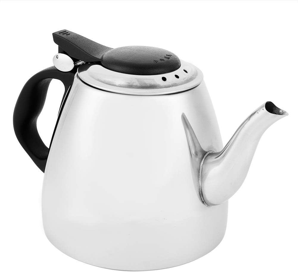 1.2L Stainless Steel Pour over Tea Kettle, Teakettle for Stovetop Induction Stove Top, Fast Boiling Heat Water Tea Pot, Working on Induction Stove, Gas Stove Top image number 3