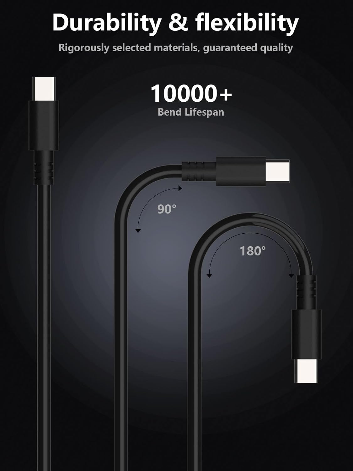 Mixyaceh Universal 65W USB C Laptop Charger, Fast Charging Compatible with Lenovo Thinkpad, Asus, Yoga, Steam Deck, HP, Acer, Chromebook and More Type C Devices - Asus 45W 4.0*1.2Mm image number 7