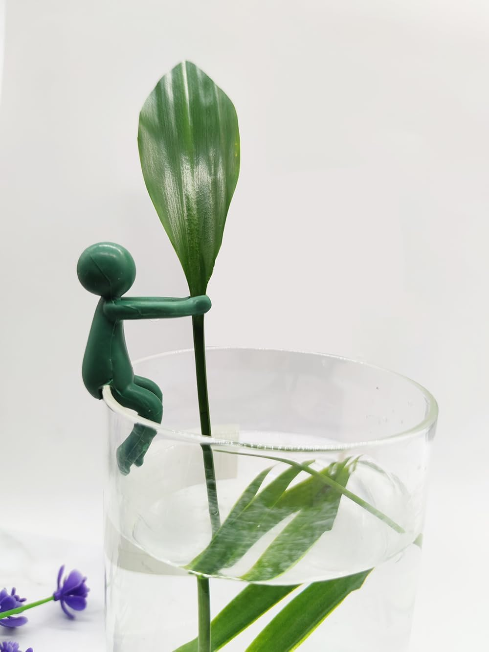 12 PCS Plant Propagation Buddy,Decorative Plant Supports Garden Decoration,Little Man Plant Holder for Sprouts,Stems Shoots, Cuttings,Plant Nurturing image number 3