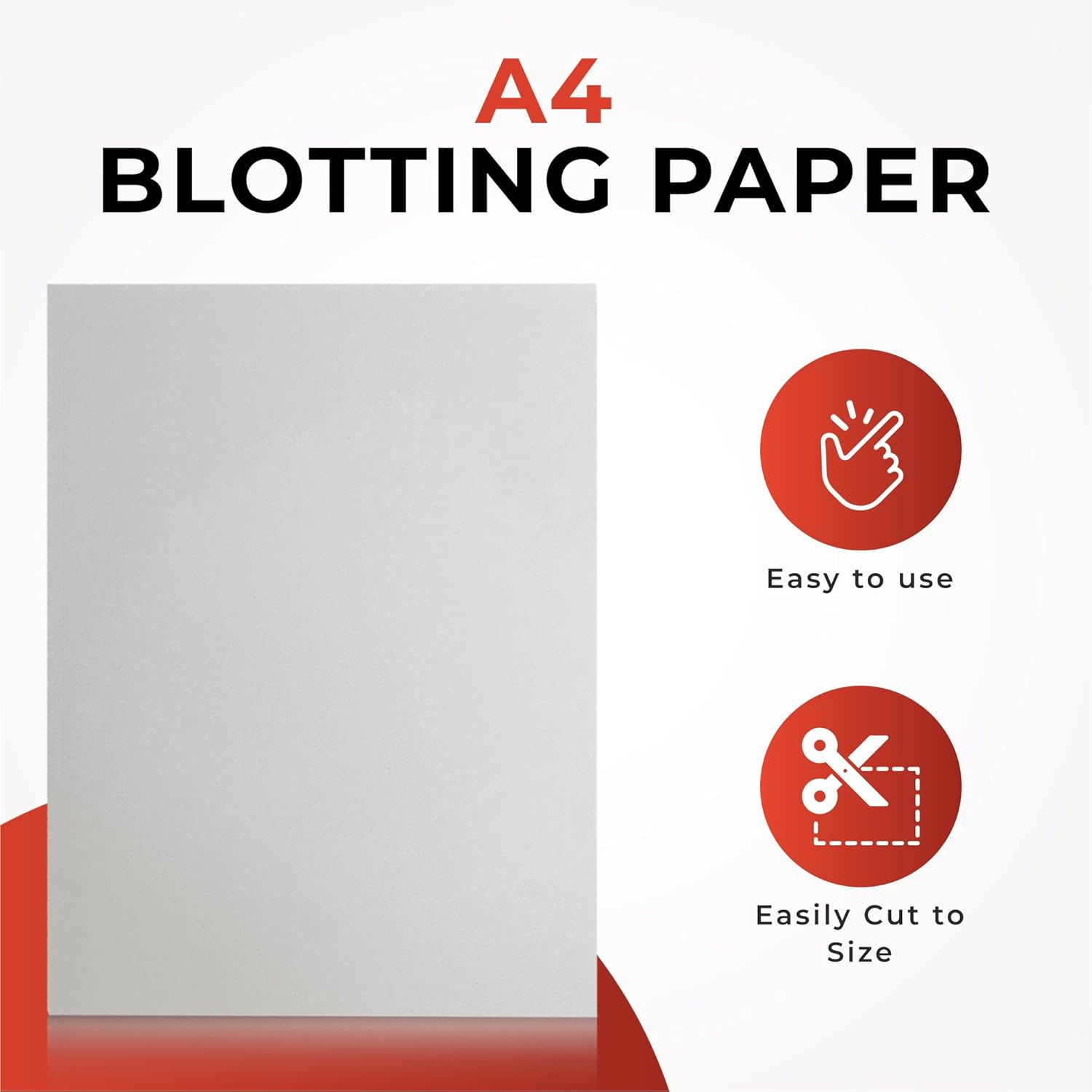 Pack of 12 A4 Blotting Paper Sheets by Janrax