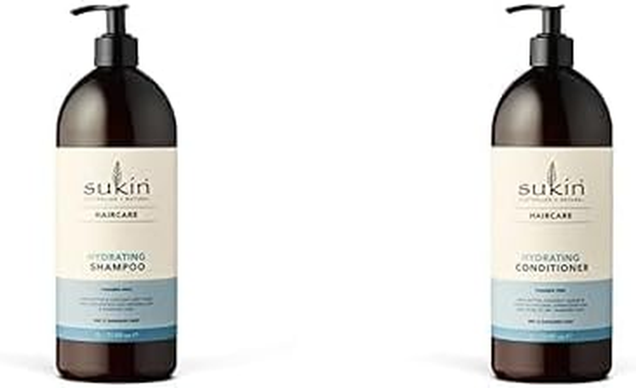 Sukin Shampoo & Conditioner, Hydrating, Twin Pack (2 X 1Lt)