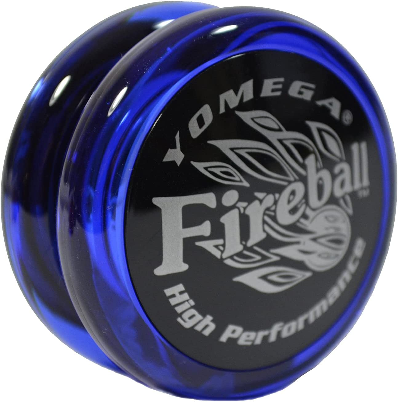 Yomega Fireball Yoyo -HIGH Performance Responsive Transaxle Yoyo, Great for String Tricks for Advance Players to Perform like Pros + Extra 2 Yo Yo Strings & 3 Month Warranty (Dark Blue) image number 1