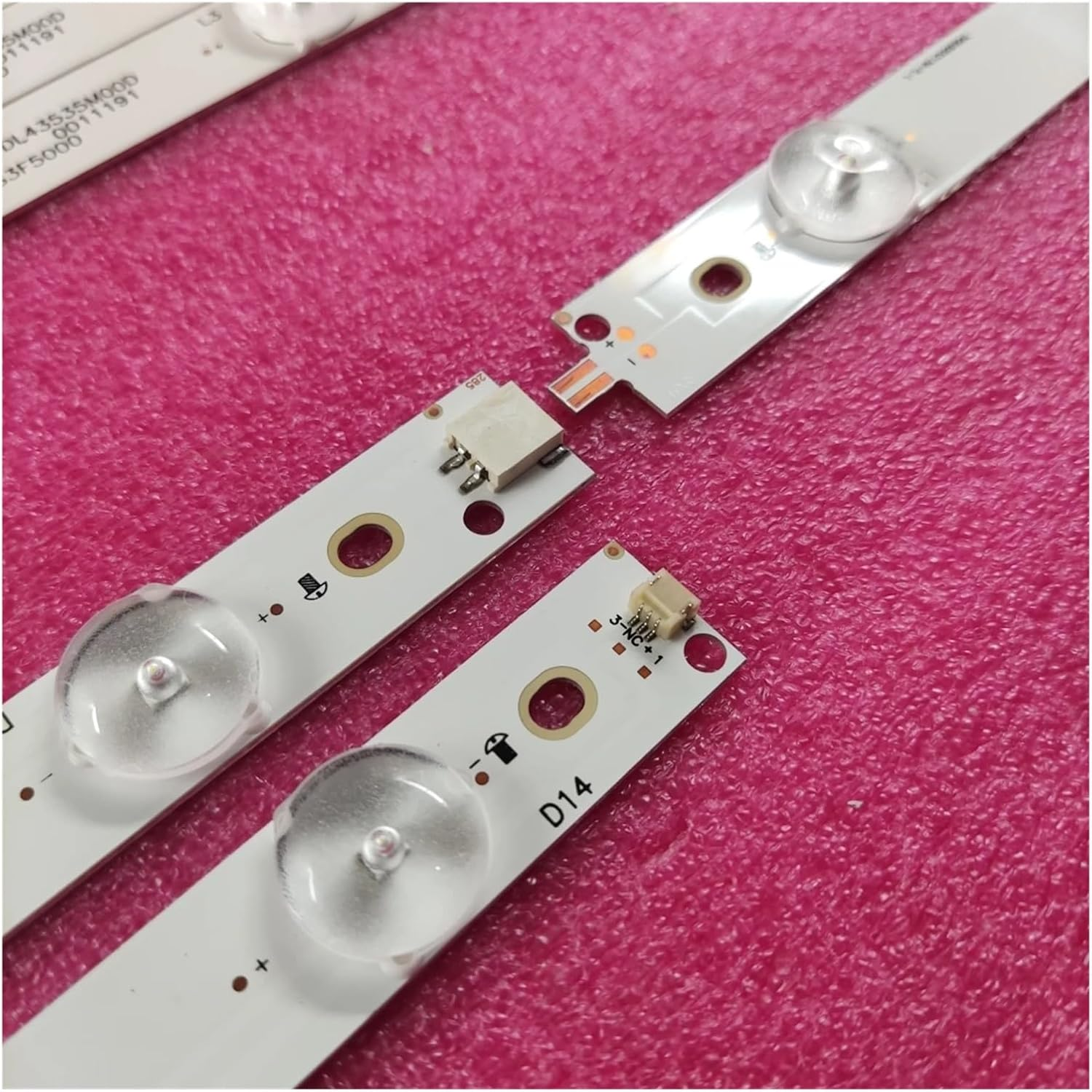 LED Strips for 55 TV E.-VERLIGHT LBM550M0701 LF 2 LB-PM3030-GJD2P5557X14AGF2-L-Y 55PUT6801 LB55072 KDL-55WD655 KD-55X6000D image number 1