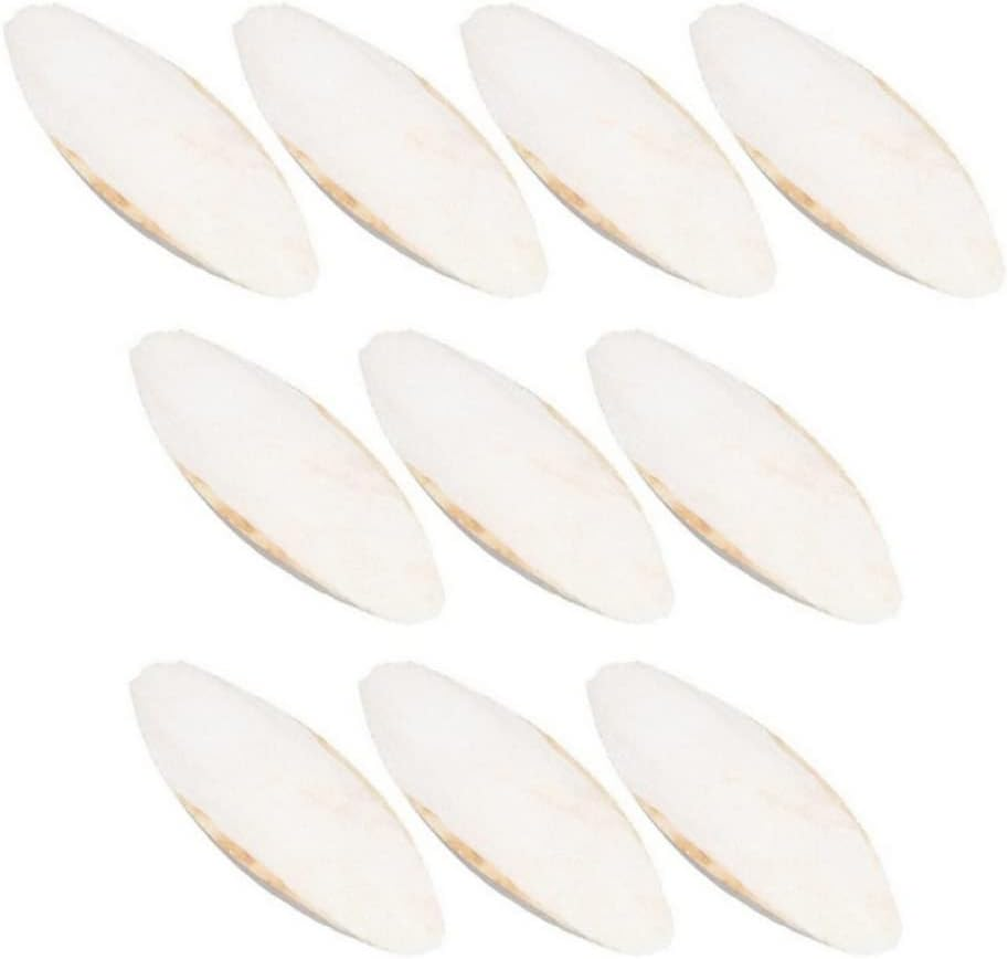 Parakeets Cuttlebone, Bird Cuttlebone Chew Toy Parrot Cuttlefish Bones Natural Safety Chewing Cuddle Bone 10PCS for Indoor