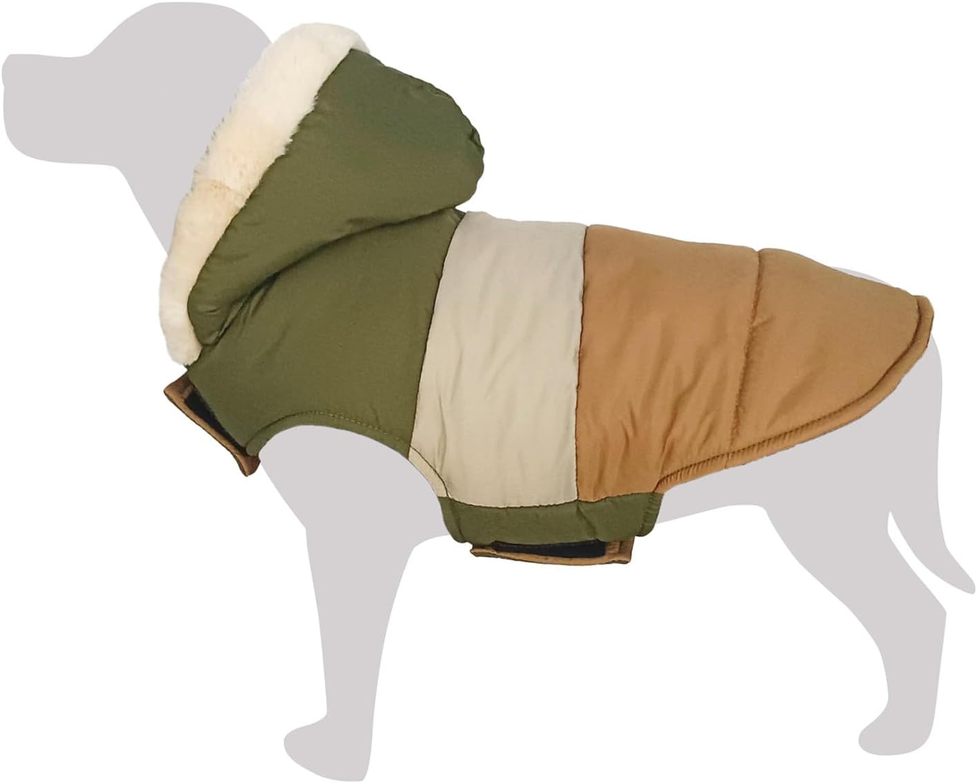 Arquivet - Kailash Dog Coat with Hood L - 35 Cm - Protection from Cold Dog Coat