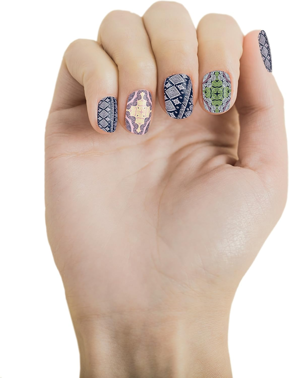 Moyou'S XL Vintage Plates Collection 6, Lace Design, Full Nail Art Designs