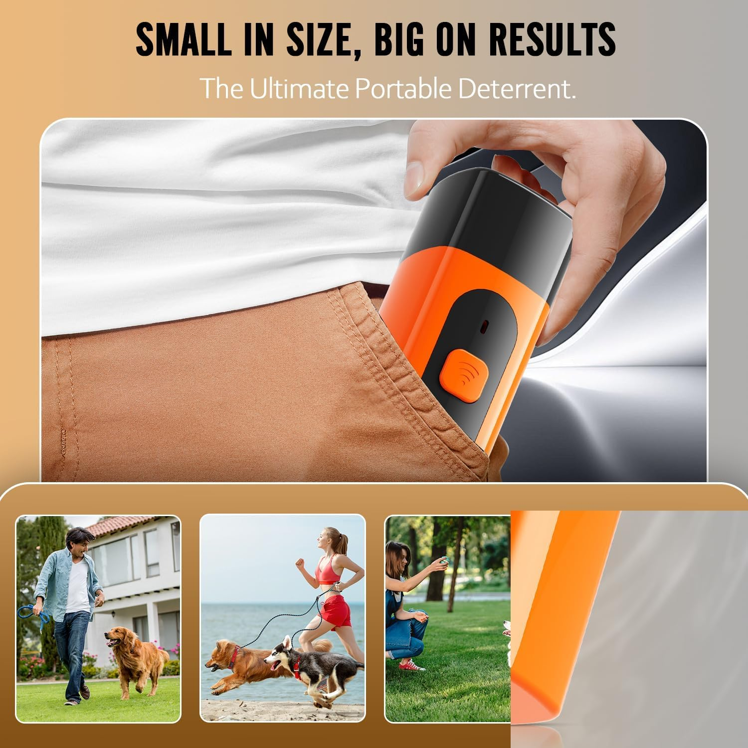 Kicttule Barkshield Pro - Bark Shield, Ultrasonic Dog Bark Deterrent Device - Adjustable Frequency anti Barking Tool, Stop Neighbors Dog Barking Instantly with Humane Safe Control image number 2