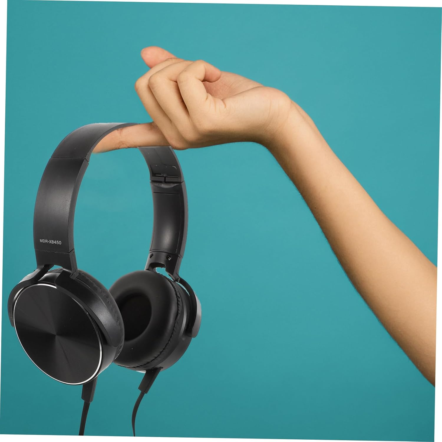 HOMOCONO Wired Gaming Headset with Microphone Stereo Headphone Noise Reduction for PC Computer Black On-Ear Headphones Suitable for Online Gaming and Communication image number 5