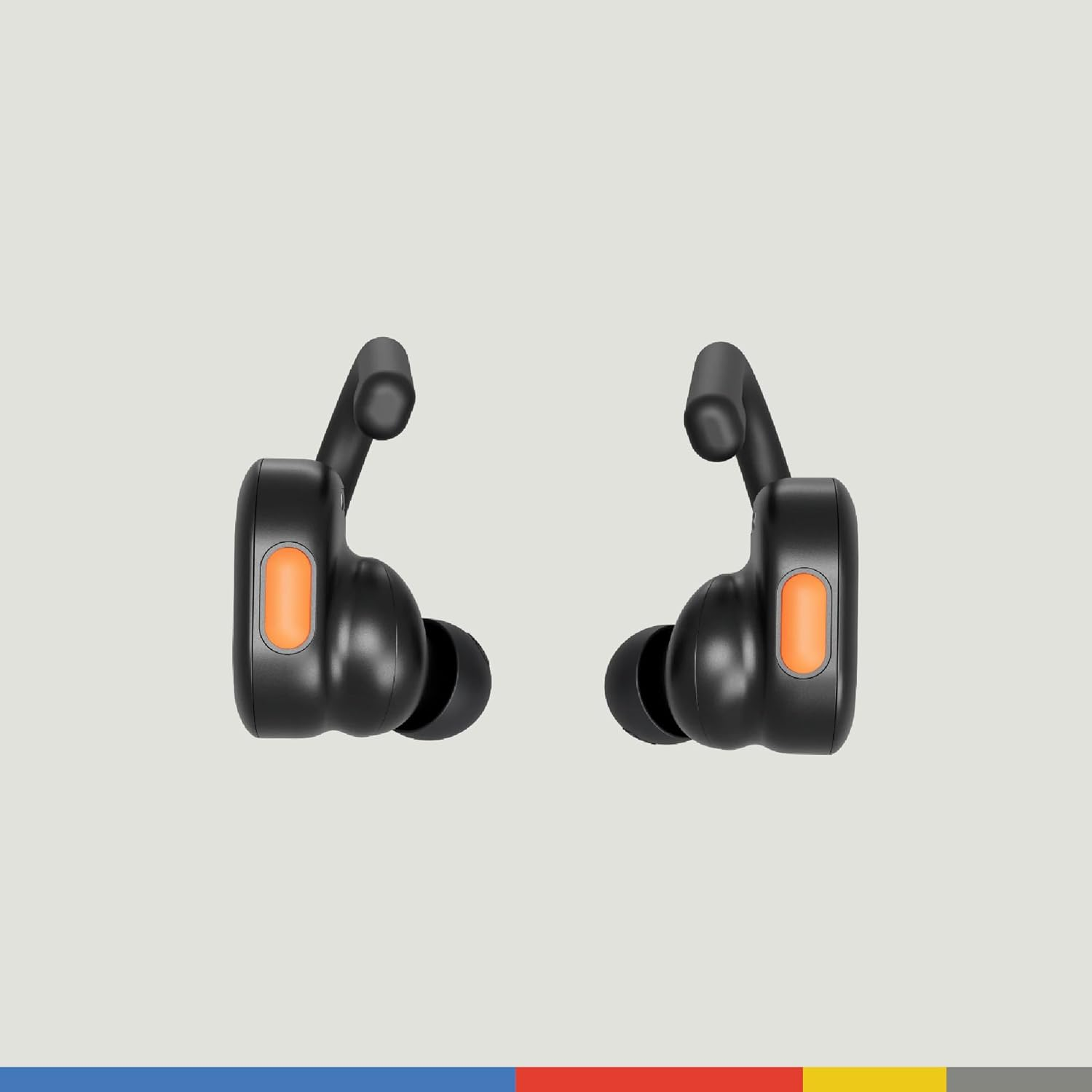 Skullcandy Push Active In-Ear Wireless Earbuds, 43 Hr Battery, Skull-Iq, Alexa Enabled, Microphone, Works with Iphone Android and Bluetooth Devices - True Black/Orange image number 2