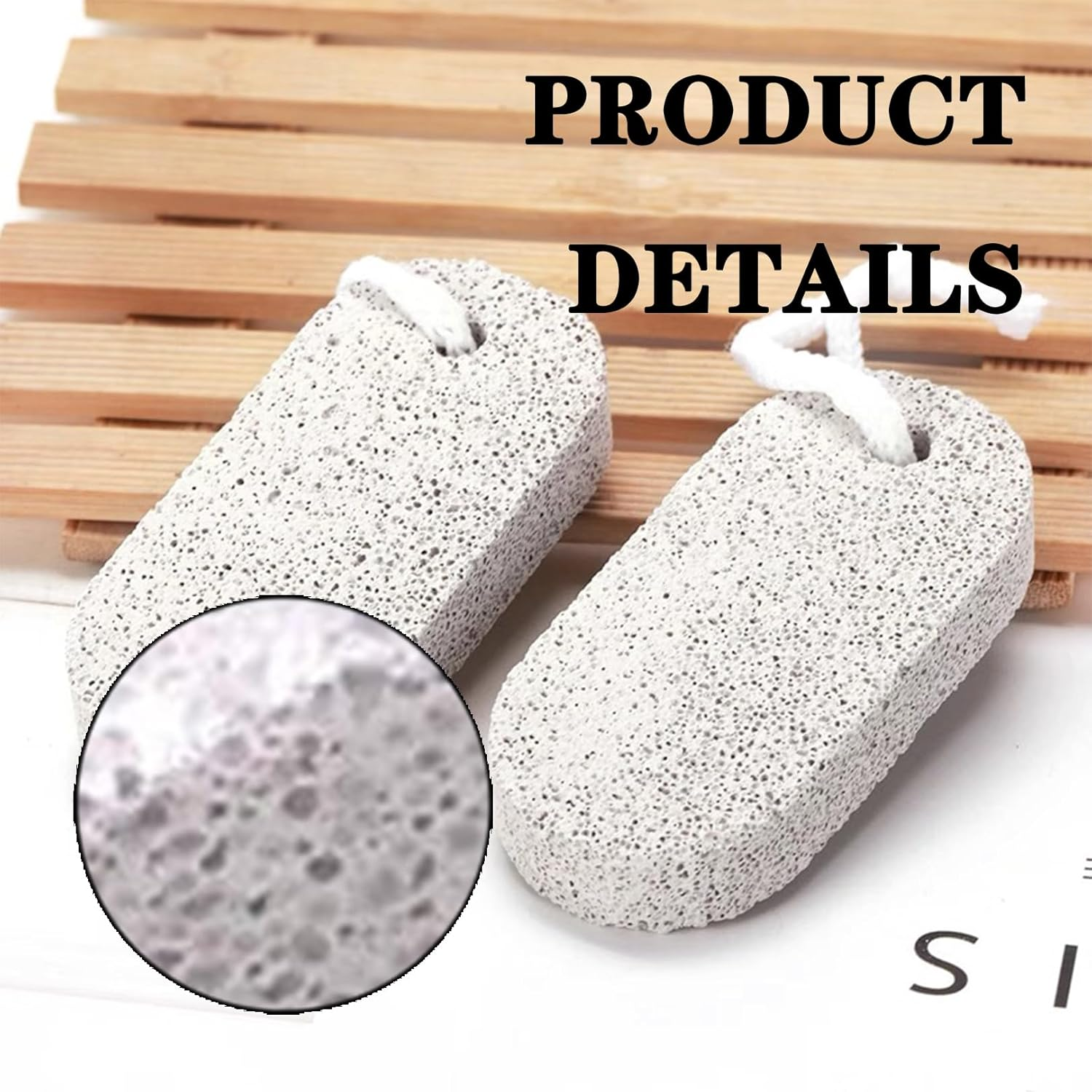 Pack of 2 Pet Teeth Grinding Stone Mineral Molar Stone for Rabbits Squirrel Hamster Chinchilla Rats Other Small Pets Calcium Chew Toy Small Animal Toy Accessories Toy image number 2