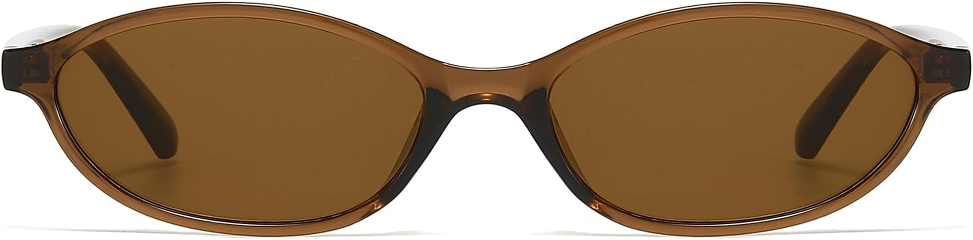 LJCZKA Retro Oval Cat Eye Sunglasses for Women 90S Trendy Small Frame Sunnies Vintage Cateye Y2K Shades UV400 Protection