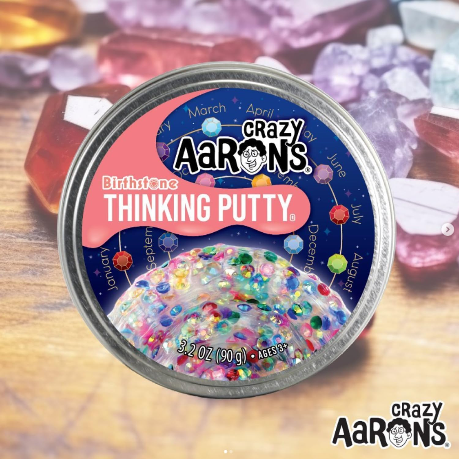 Crazy Aarons AP Birthstone Trendsetters Thinking Putty image number 5