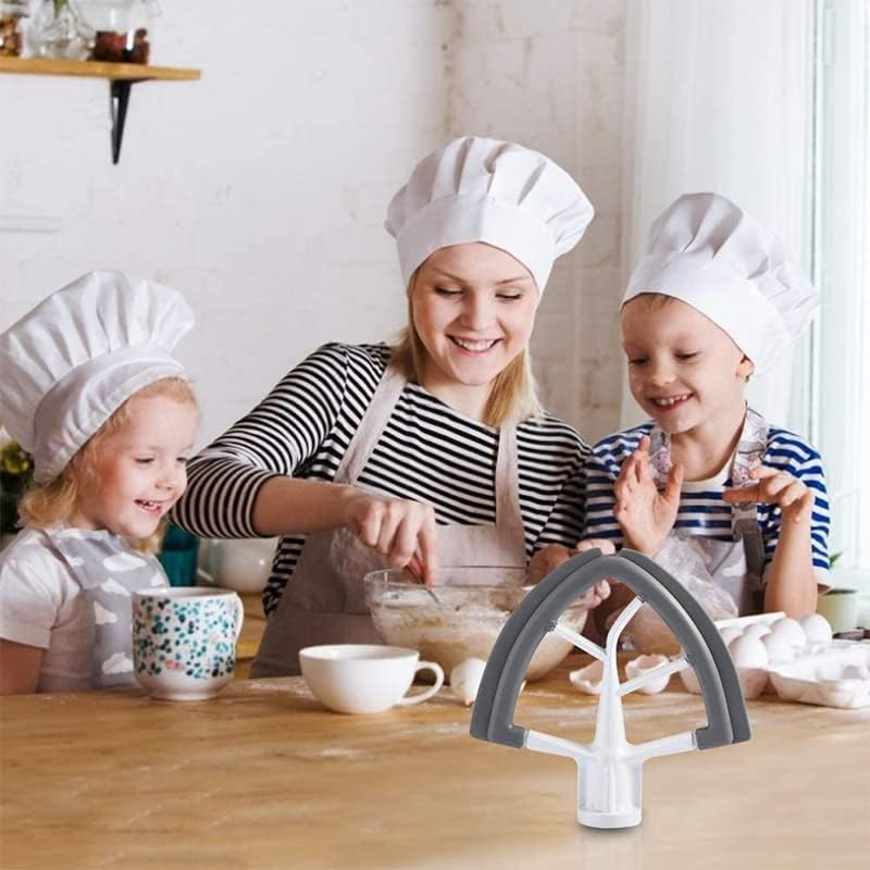 Flex Edge Beater Attachment for Tilt-Head Stand Mixers - Food-Grade Paddle Scraper with Silicone Rim - Versatile and Easy-To-Clean for Dough, Butter, and More image number 2
