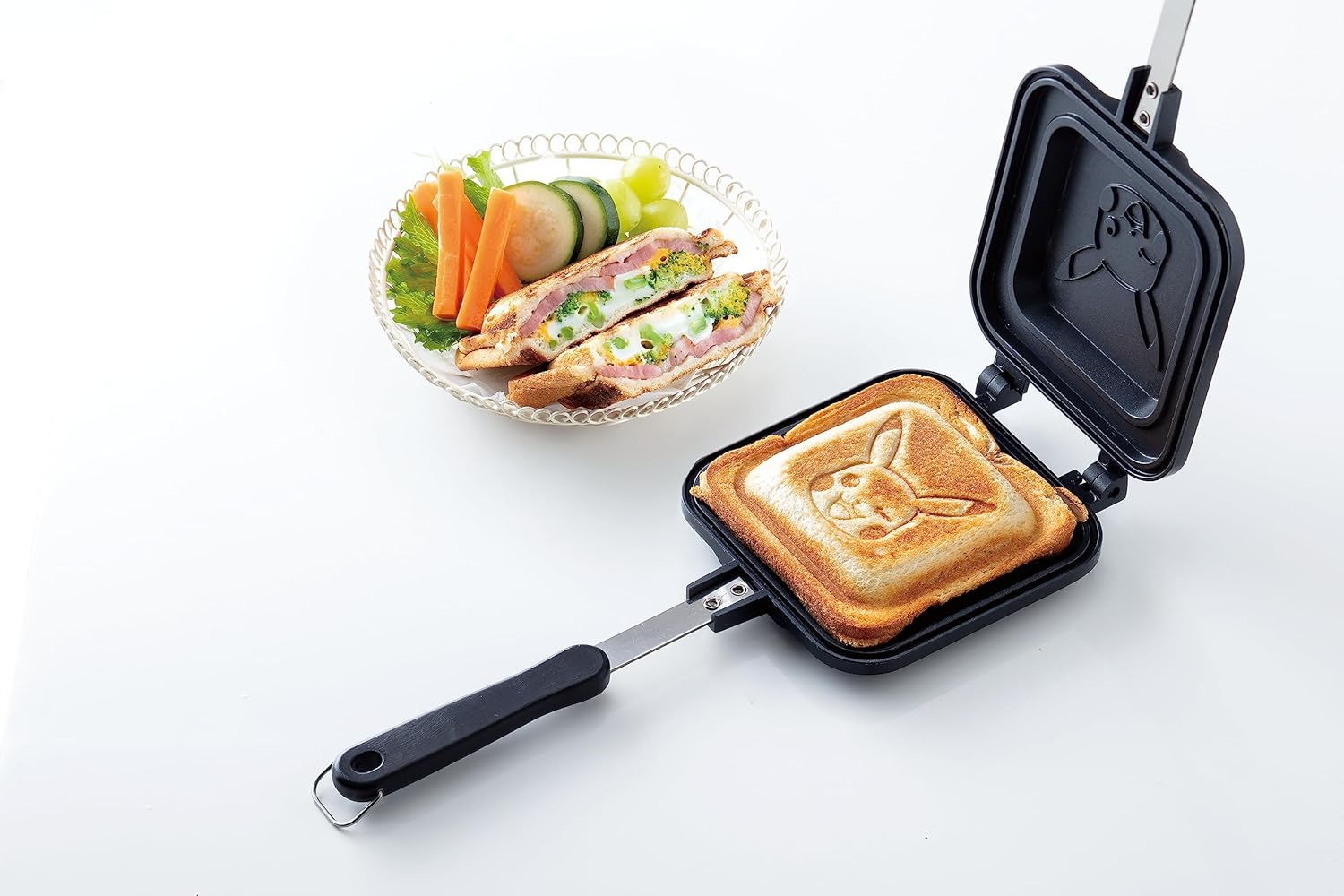 Skater ALHOS1-A Hot Sand Maker Cute Baked Open Fire Aluminum Pokemon Pikachu Easy Care image number 6