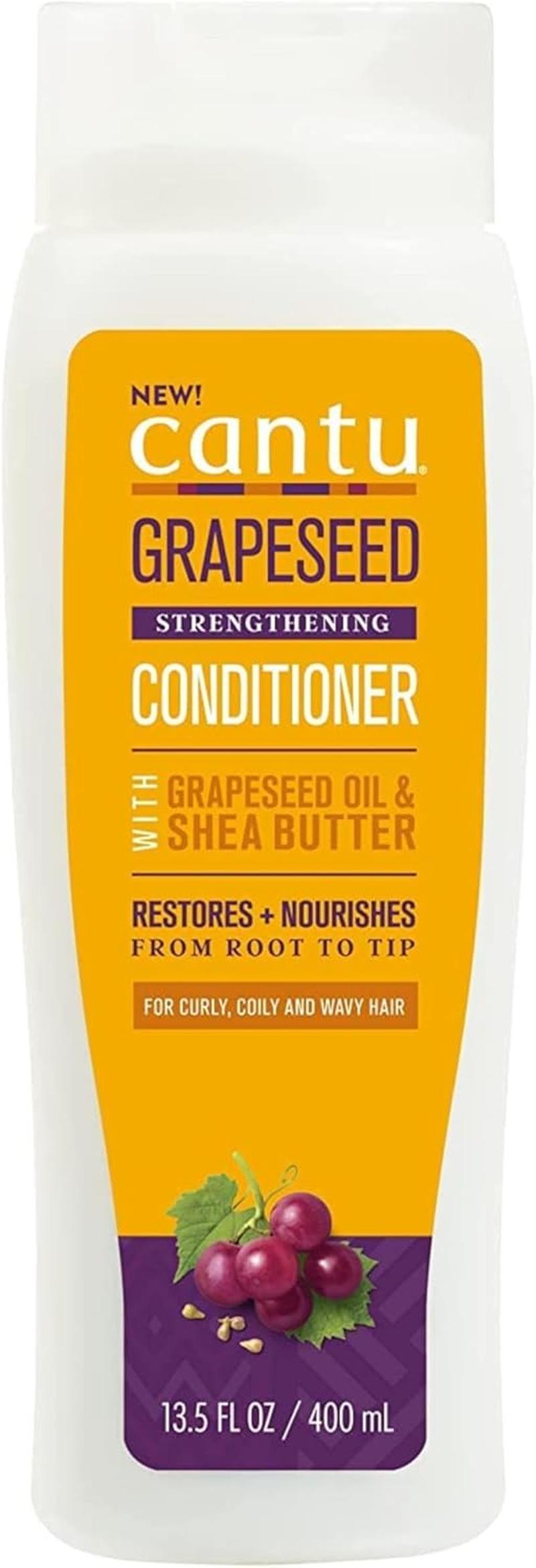 Cantu Grapeseed Hydrating Sulfate Free Cream Conditioner 400 Ml image number 2