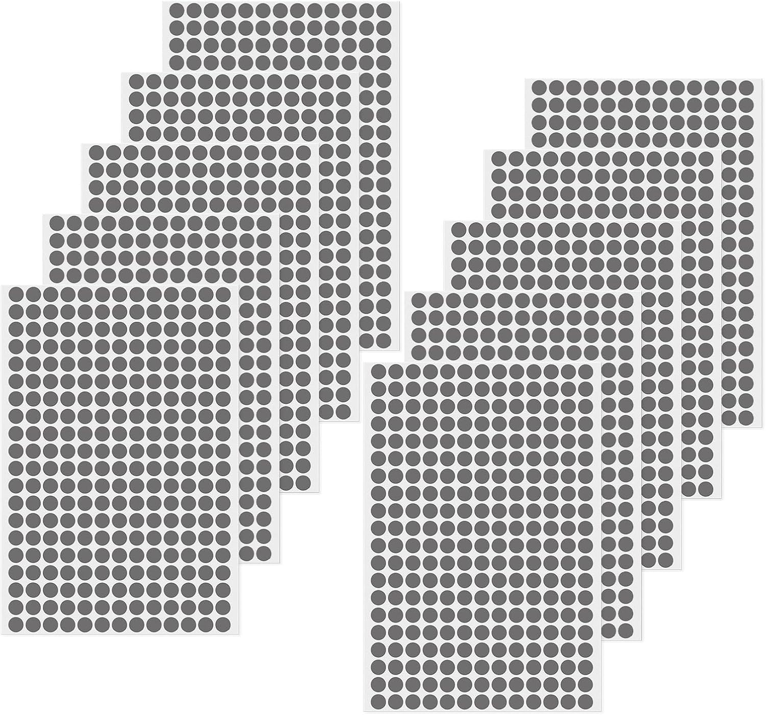 Purple Dot Stickers 1/2 Inch Vinyl Self-Adhesive Waterproof Colored Circle Labels Removable Color Coding Decals round Tag for Office Inventory 2600 PCS image number 4