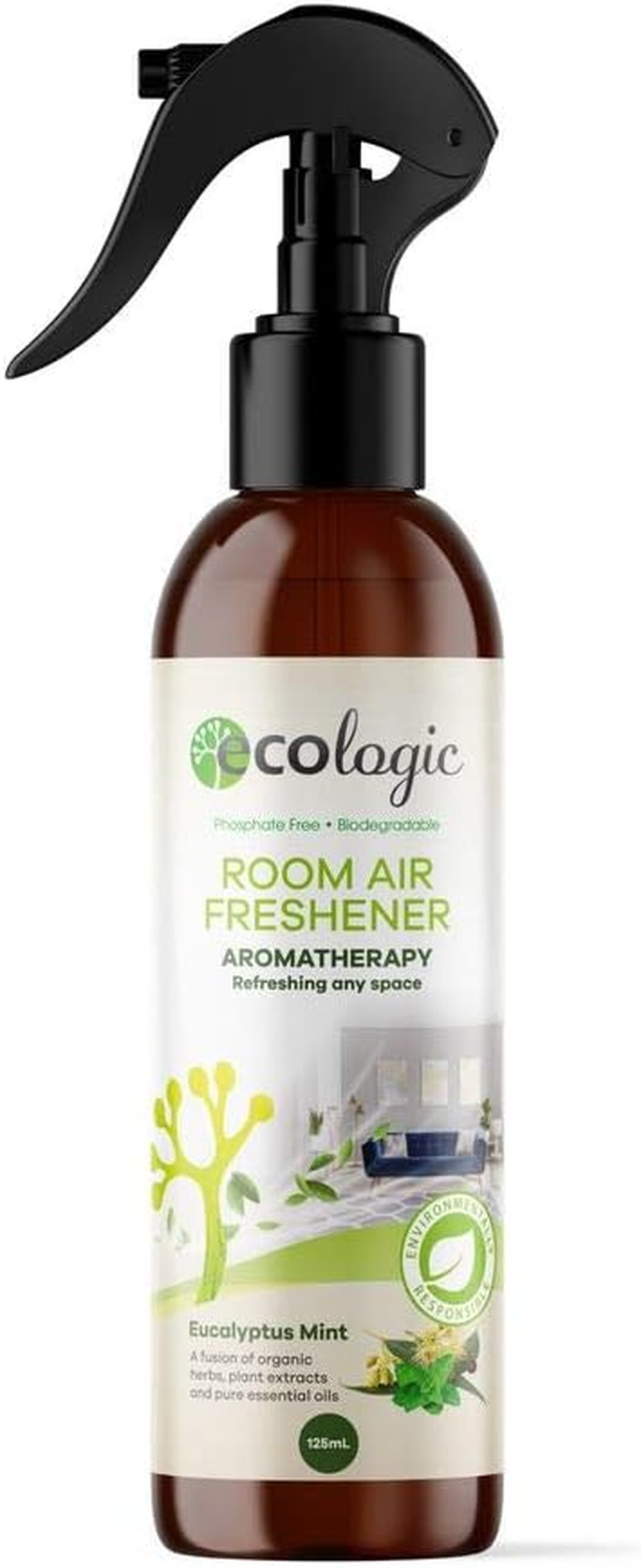 Ecologic Eucalyptus Mint Room Air Freshener 125Ml image number 2