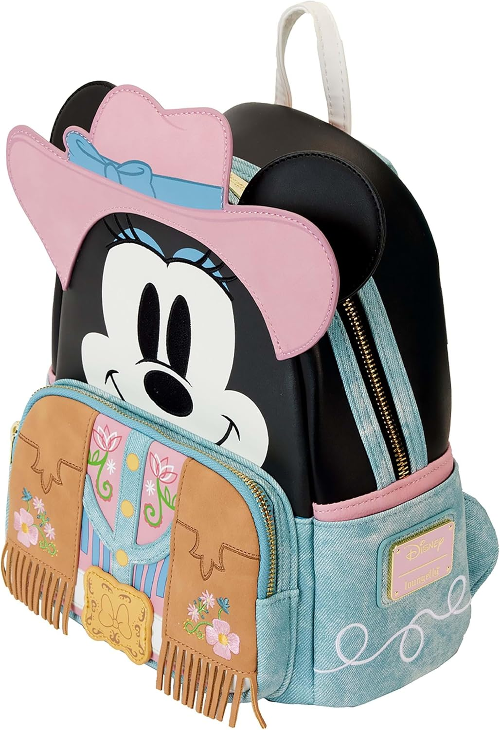 Loungefly Disney Western Minnie Mouse Cosplay Mini Backpack | Minnie Mouse Backpacks image number 2