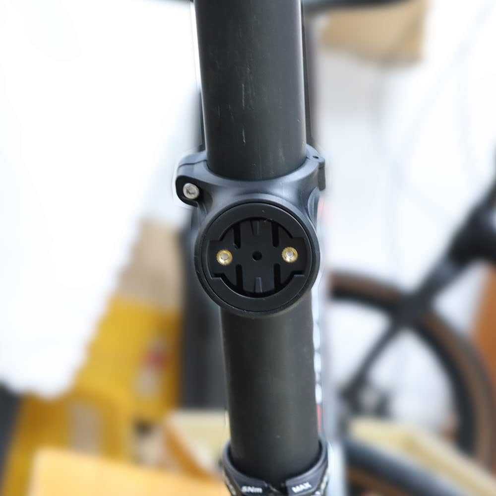 Bike Computer Mount, Bicycle Lights Bracket Holder for Mountain Road Bike Handlebars & Seatposts Compatible with Camera or Headlight Quick Release Combo Extended Adapter image number 6