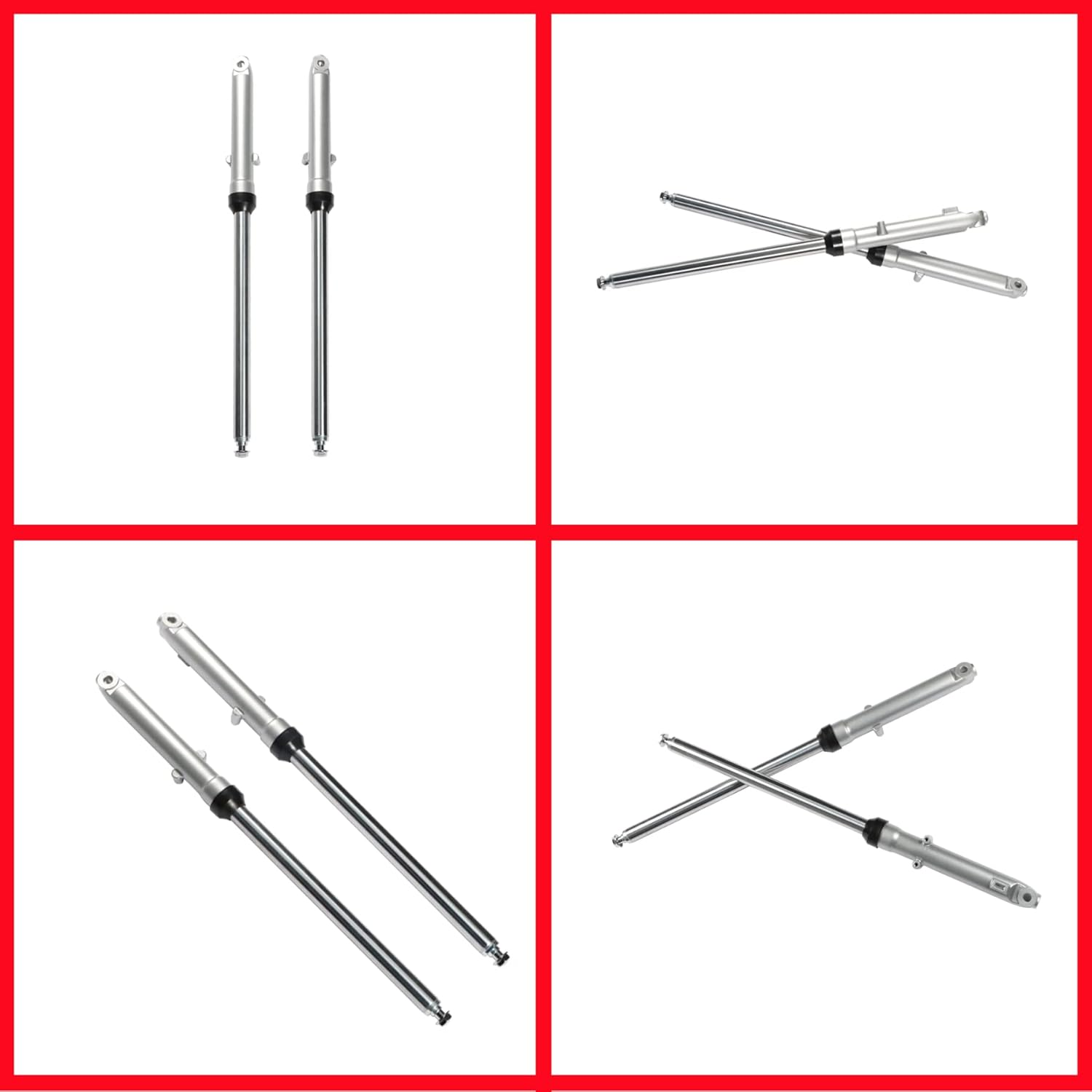 GXYWADY 27 Motorcycle 1 Pair Front Fork Shocks Absorber Suspension Replacement for Honda CG125 CT90 CT110 Trail image number 4