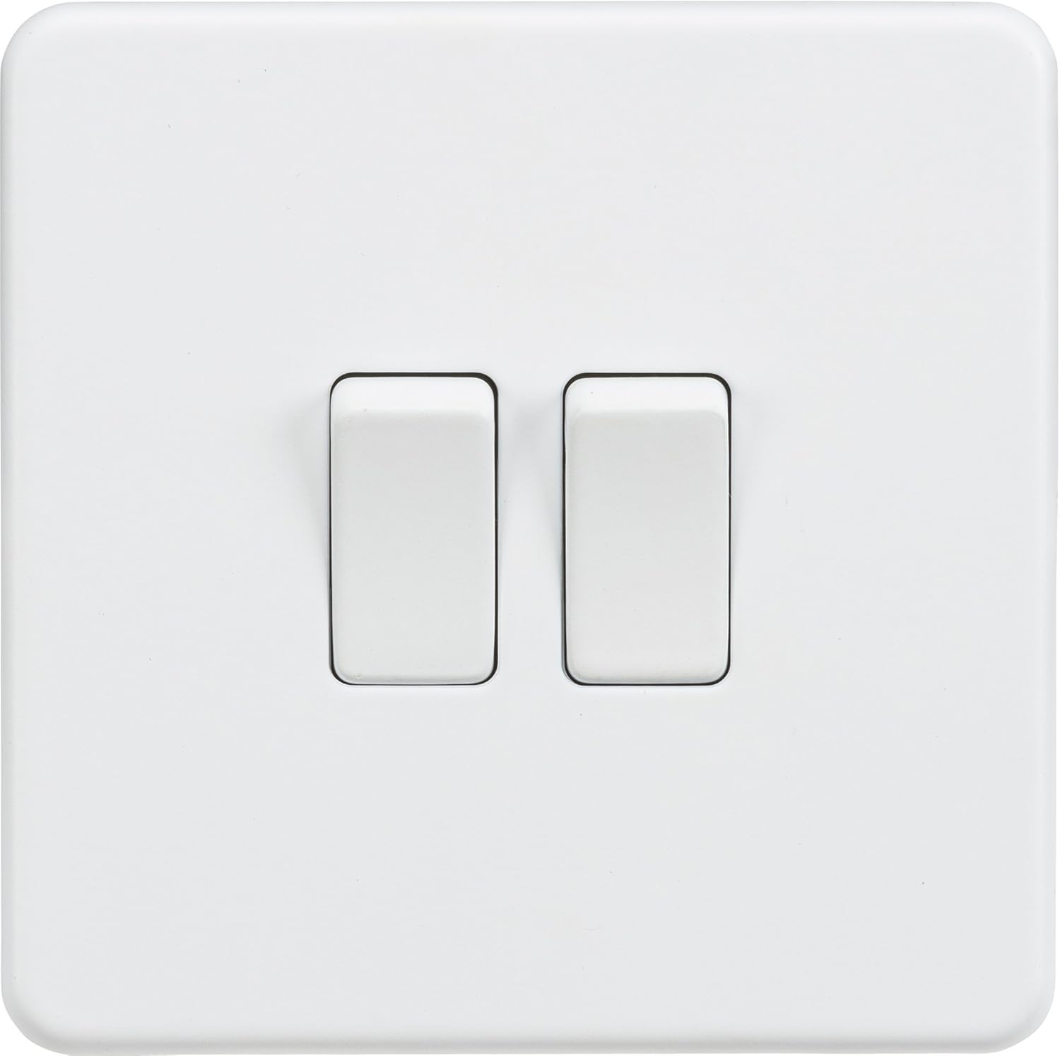 Knightsbridge SF8900MW Screwless 115/230V Dual Voltage Shaver Socket-Matt White
