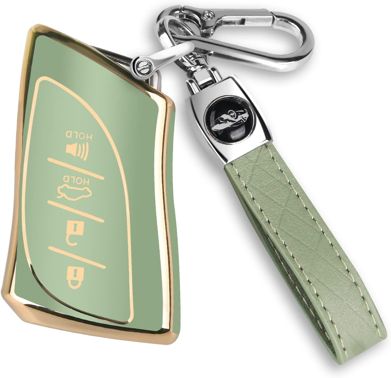 MILD EAST for Lexus Key Fob Cover Fit for 4 Buttons TPU Full Cover for Lexus ES350 Es300H UX200 LS500 LS500H LC500 Lc500H