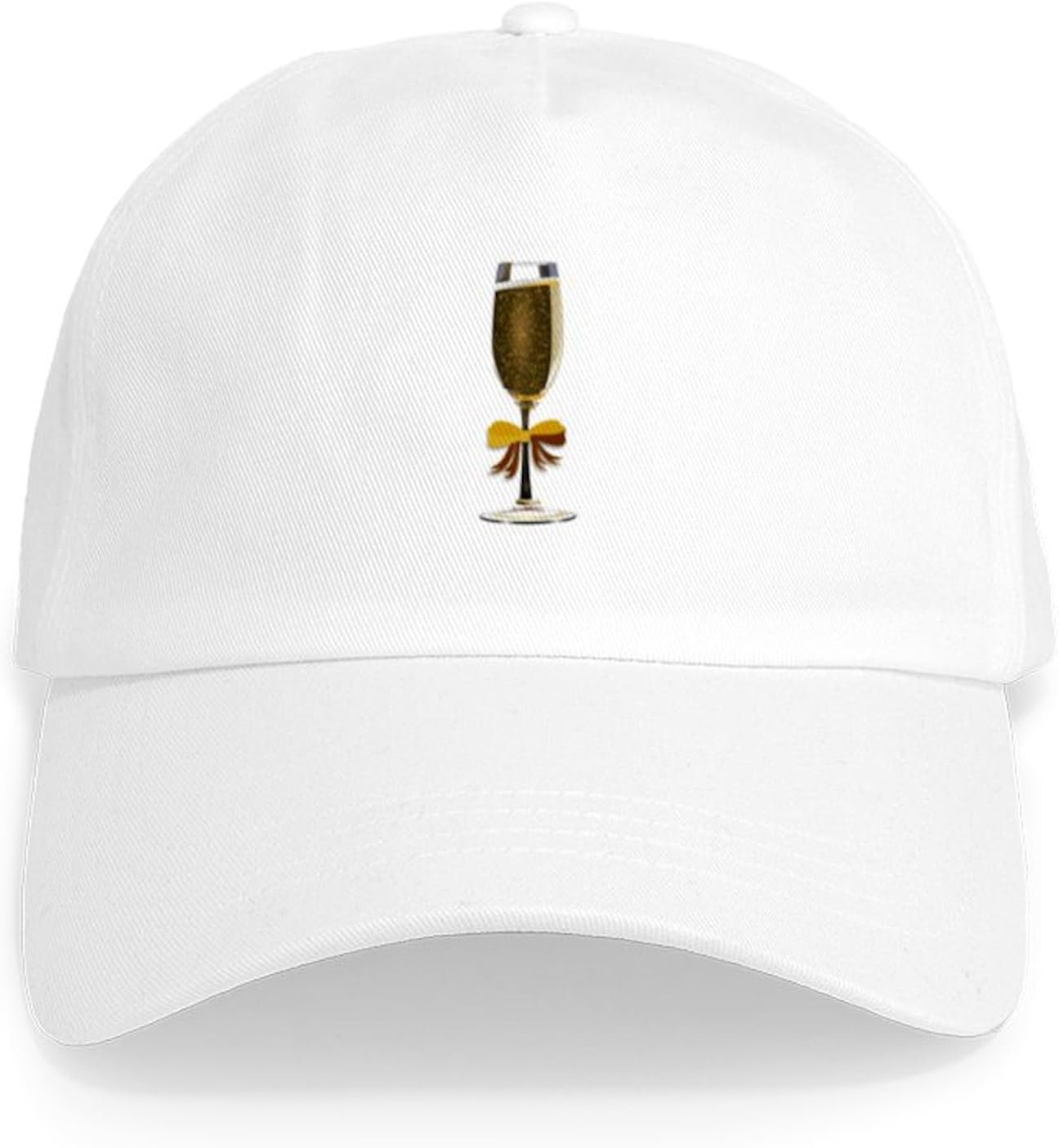 Cafepress Champagne Glass Cap Adjustable Baseball Cap