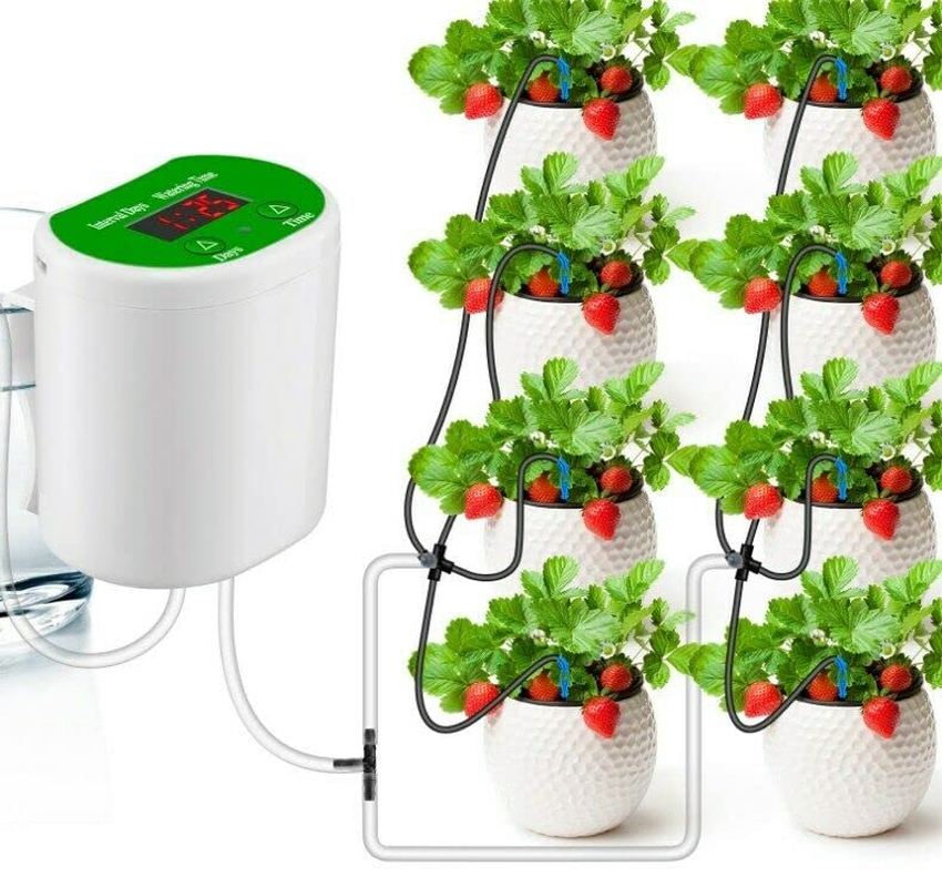 Drip Irrigation Pump Automatic Watering Timer Plant Timer Garden Water System Kits image number 3