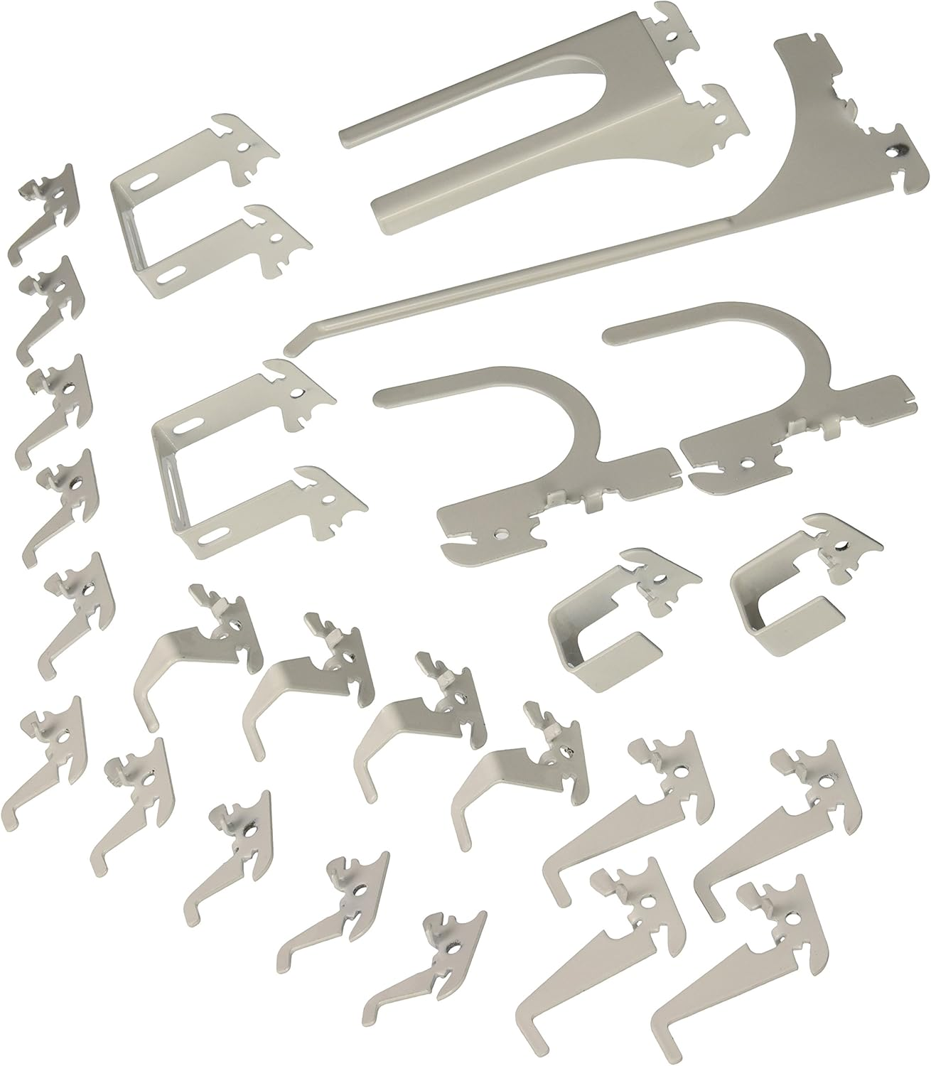 Wall Control KT-200-DLX B Slotted Storage Panel Deluxe Hook Assortment