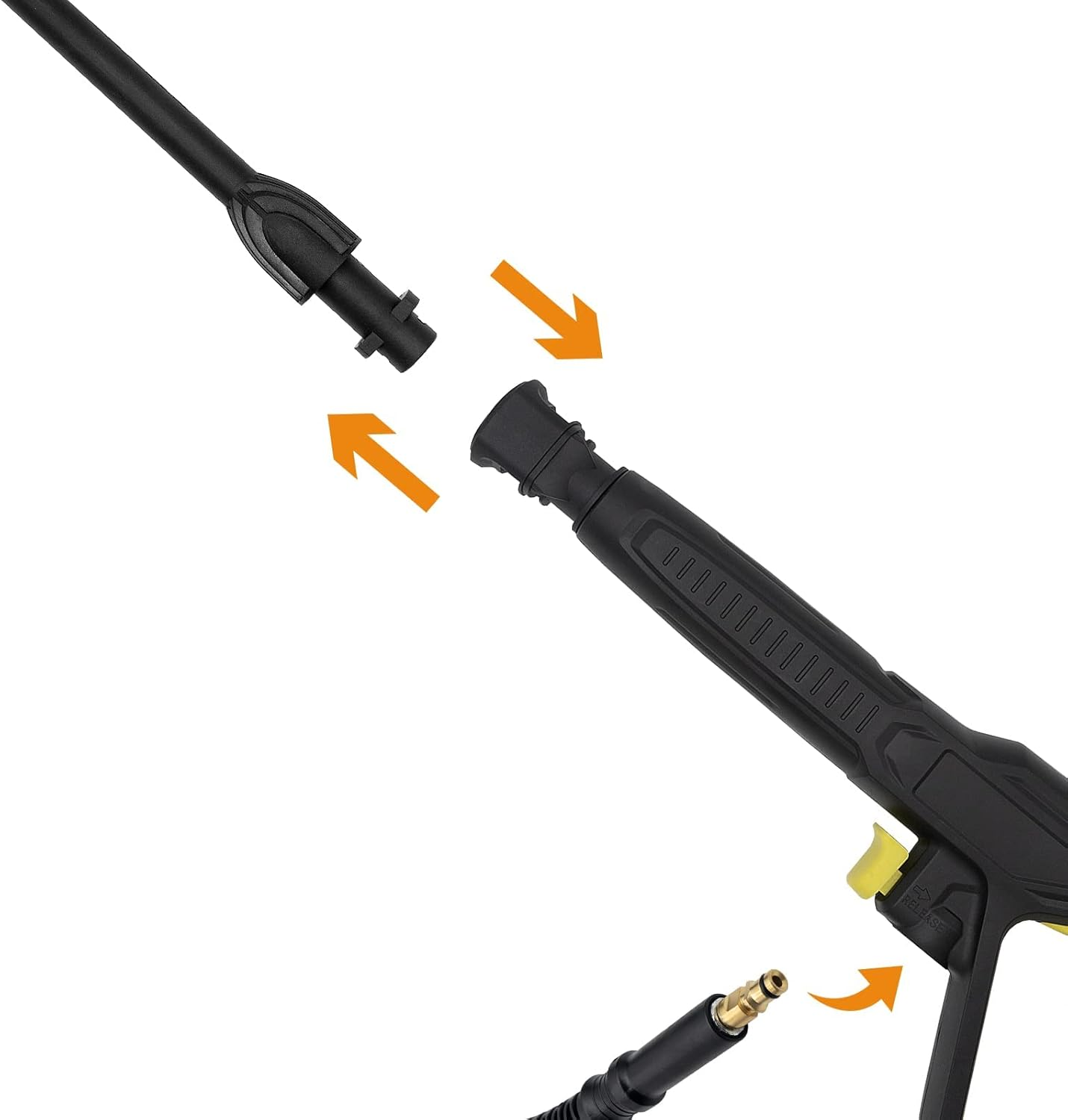 Fai Top Quick Connect Trigger Gun Kit for Replacing Karcher Electric Pressure Washers 2100 PSI Fit for Karcher K2 K3 K4 K5 K7 Hose Quick Release System image number 6