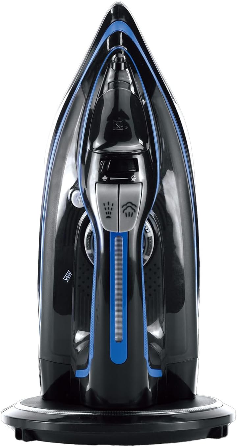 Lenoxx Cordless Steam Iron with Ceramic Plates - 360&deg; Charging Base, Self-Cleaning, 2200W Power, Integrated Water Spray, Lightweight Design - Effortless Ironing and Maintenance image number 3