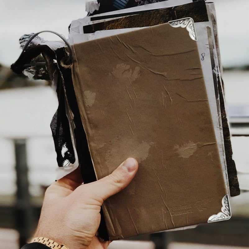 Ciieeo 40Pcs Silver Metal Book Corners Corner Protectors for Books Albums Scrapbooks Decorative Edge Guards Metal Book Corner Protectors image number 2