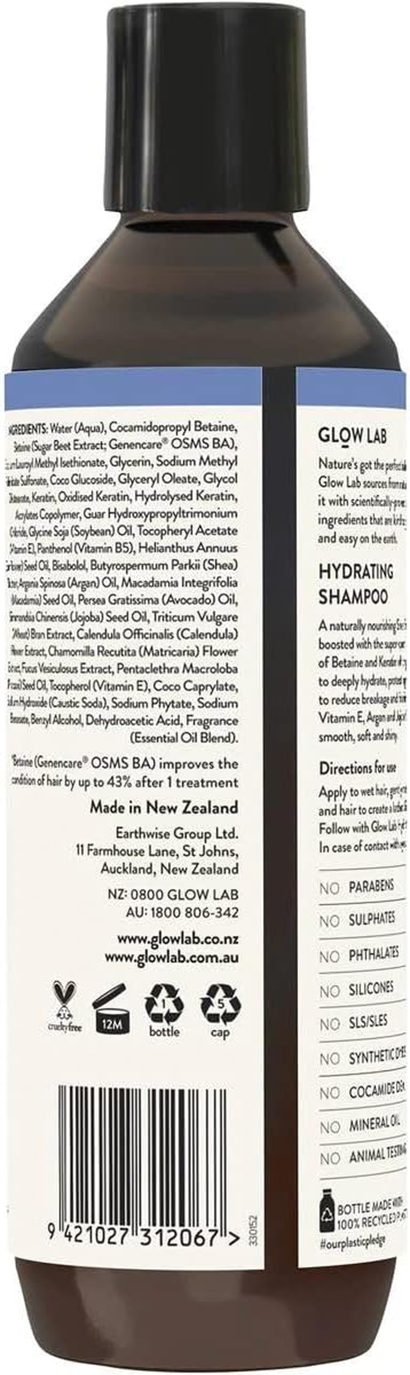 Glow Lab Hydrating Shampoo 300 Ml image number 3