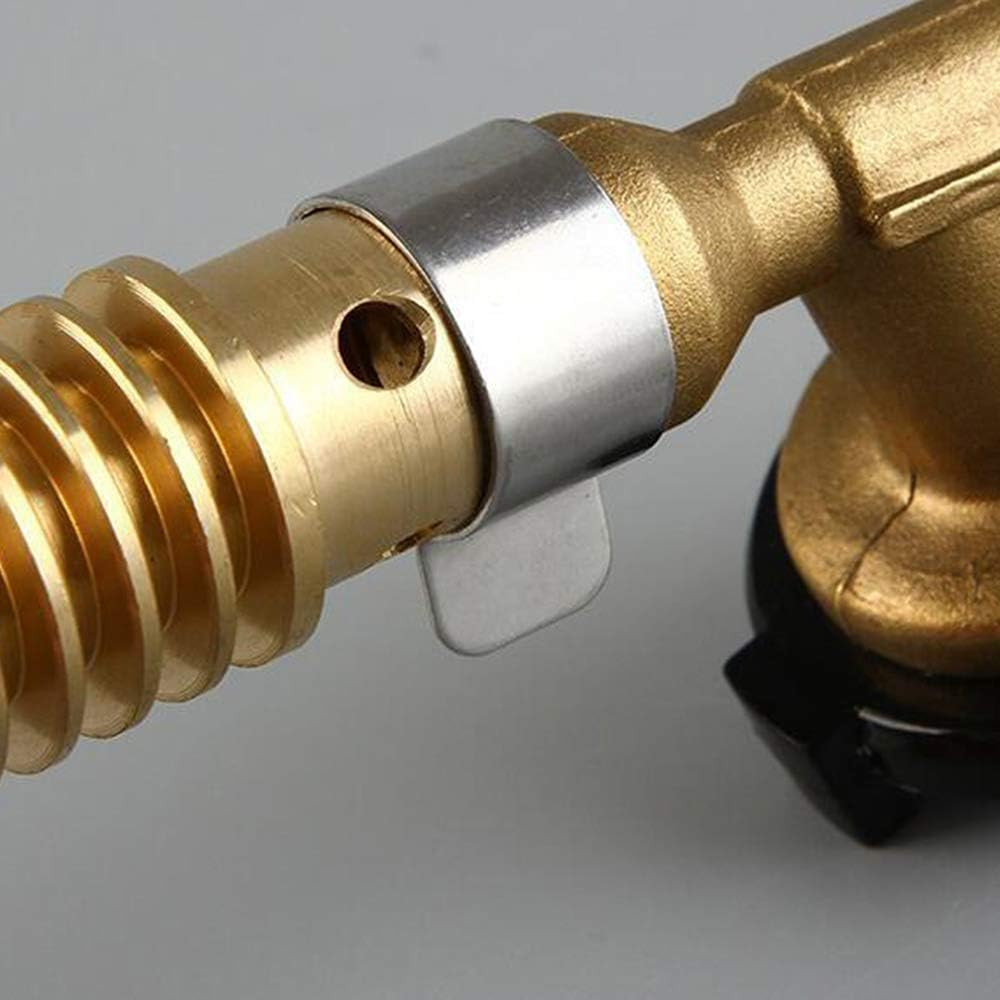 Gas Welding Torch, Portable Copper Blow Torch Adjustable High Temperature Flame Gun Accessory for Soldering Cooking Brazing image number 4