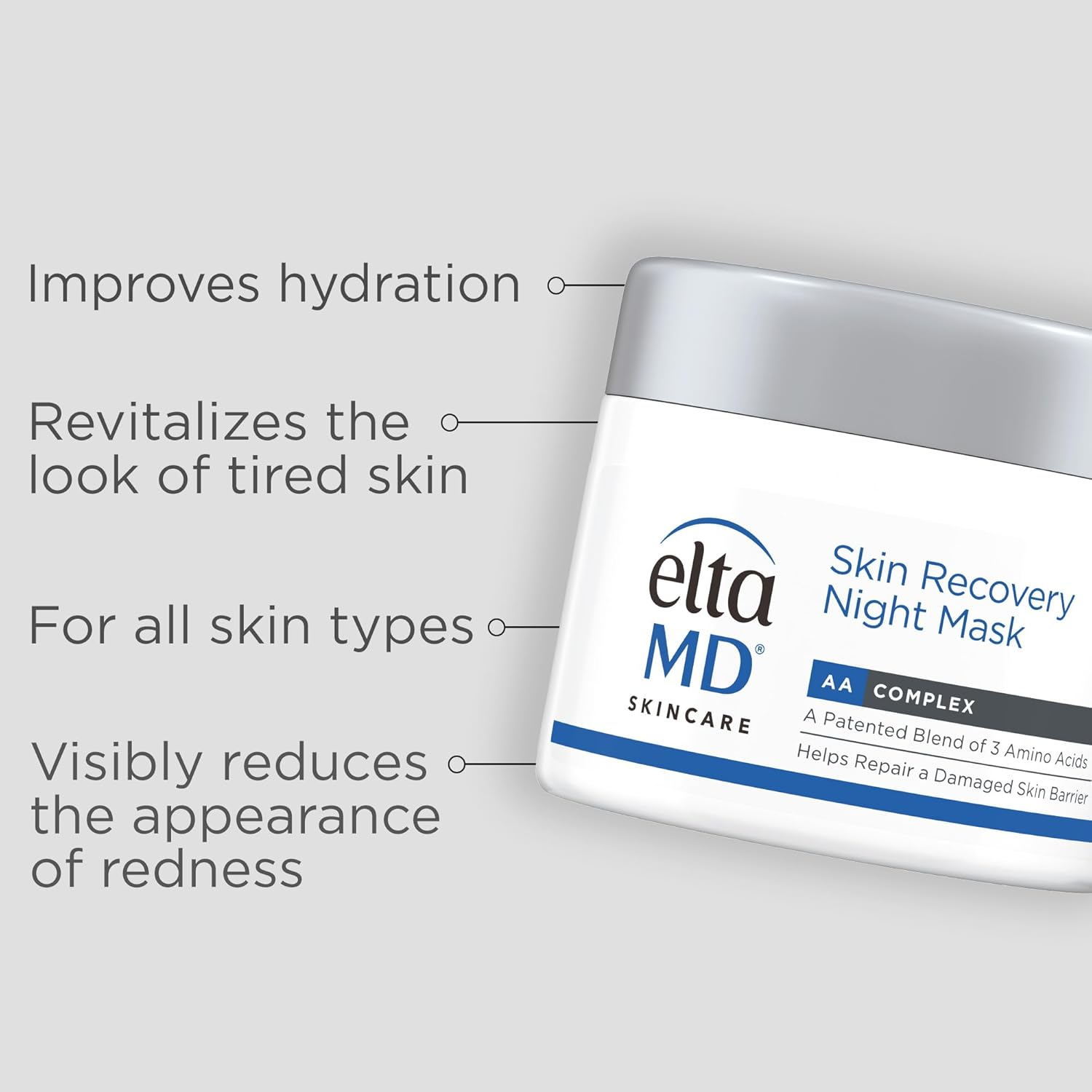 Skin Recovery Night Mask by Eltamd for Women - 1.7 Oz Mask image number 2