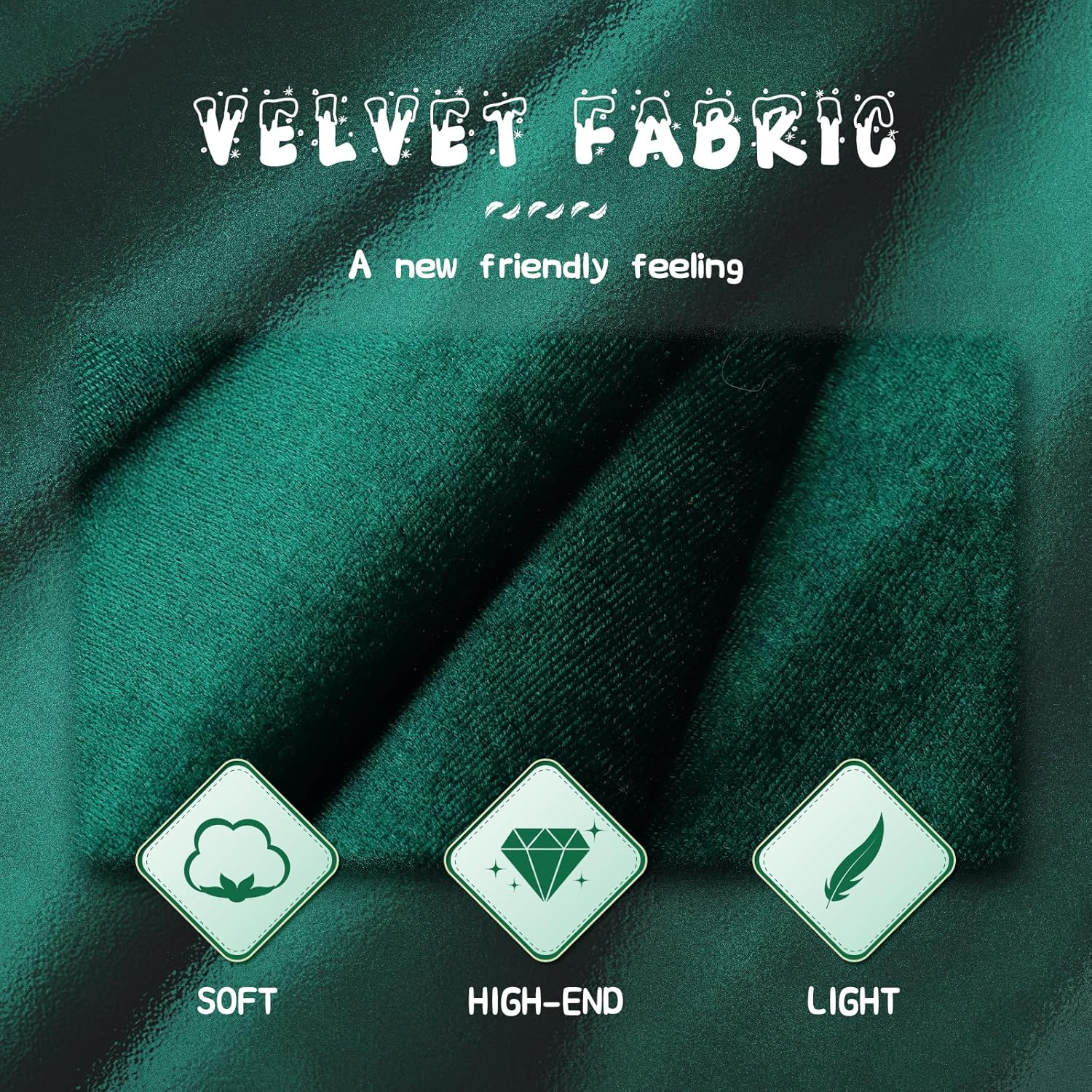 ONENINEDREAM Christmas Velvet Baby Girls Bows Elastic Nylon Headbands Red Green Handmade Christmas Newborn Bows Hairbands Infants Toddlers Hair Accessories image number 2