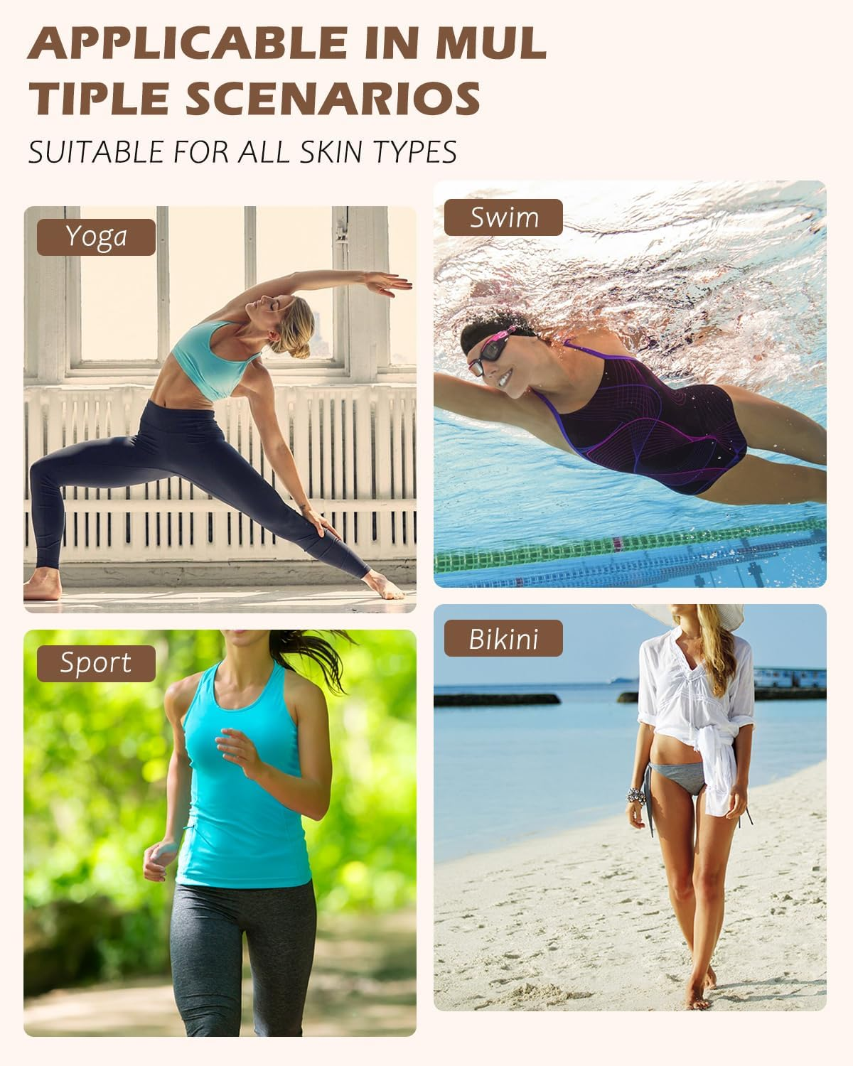 Camel Toe Concealer Pads, Camel Toe Cover for Covering Camel Toes, Reusable Anti-Camel Toe Silicone Inserts, Camel Toe Concealer for Swimsuit, Camel Toe Underwear Inserts, 3 Pack Clear Y-Shaped image number 3