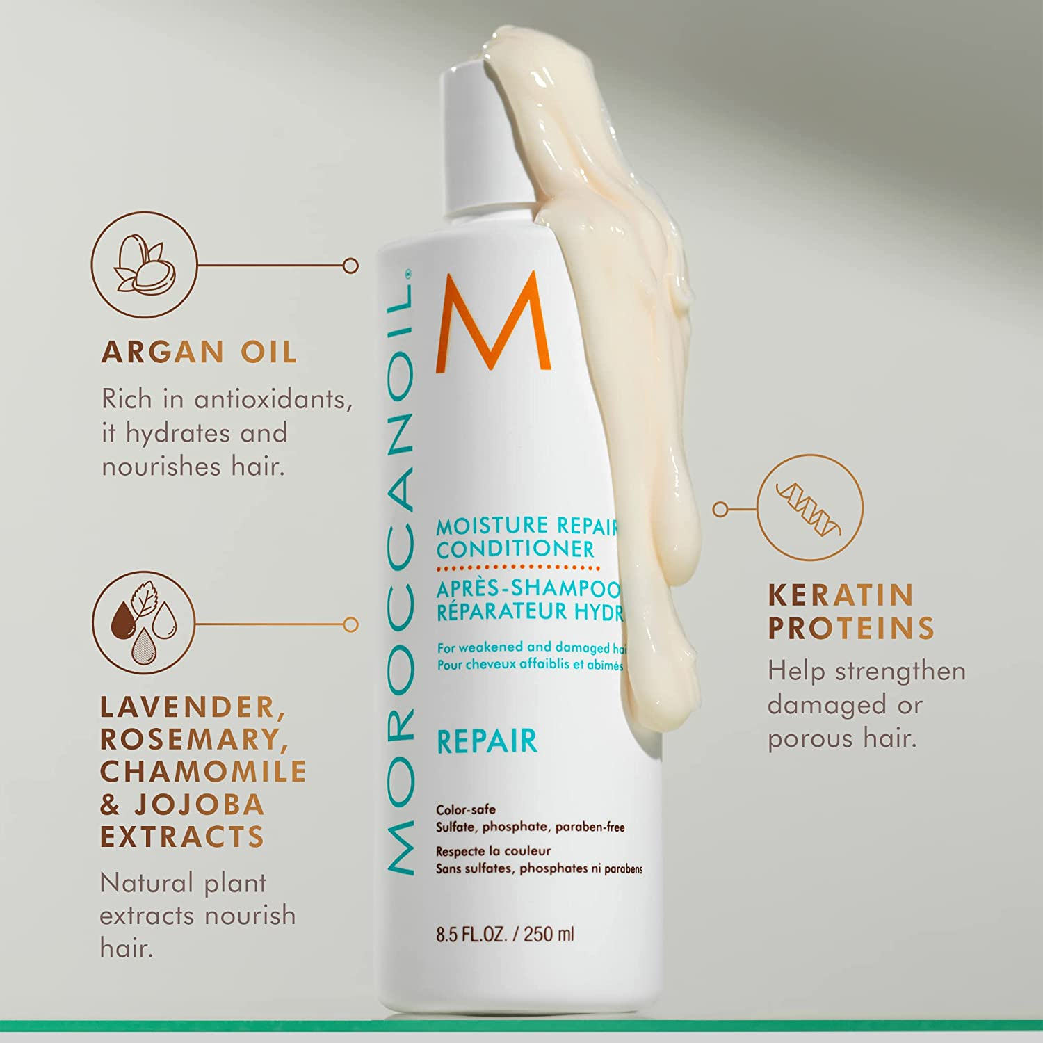 Moroccanoilmoisture Repair Conditioner 250 Ml, 250 Ml image number 1