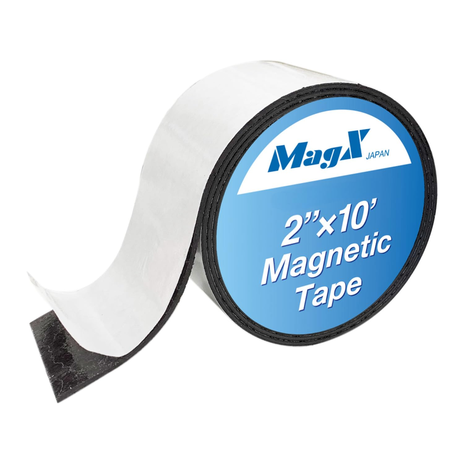 Magx Magnetic Tape with Adhesive 50Mm &times; 3 M, Ultra Thick 1.5 Mm, Magnetic Strip with Self Adhesive, Flexible Magnetic Roll Tape, Peel and Stick, Anisotropic Strong Magnets, Stationery, Office Supplies