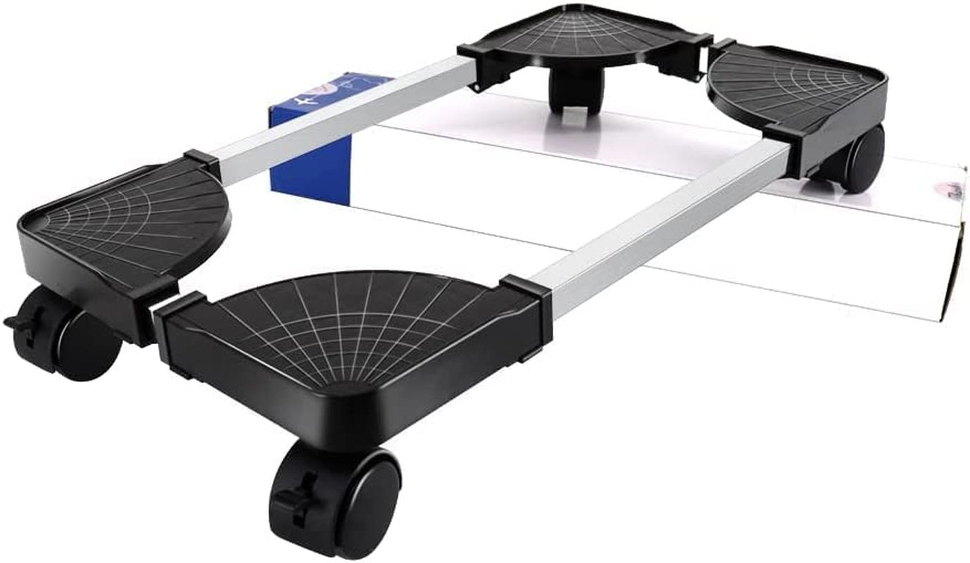 Computer Tower Stand, Adjustable Mobile CPU Stand with Rolling Caster Wheels, Premium PC Tower Stand Holder for Floor Carpet Gaming PC Case