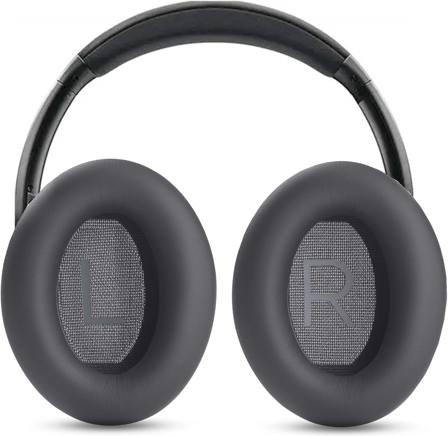 Ear Pads Cushions + Headband Replacement Earpads Compatible with Bose Quietcomfort 45 QC45 35 QC35, QC35 Ii Over-Ear Headphones Easy DIY Installation,Protein Leather Parts (Dark Gray Kit) image number 4