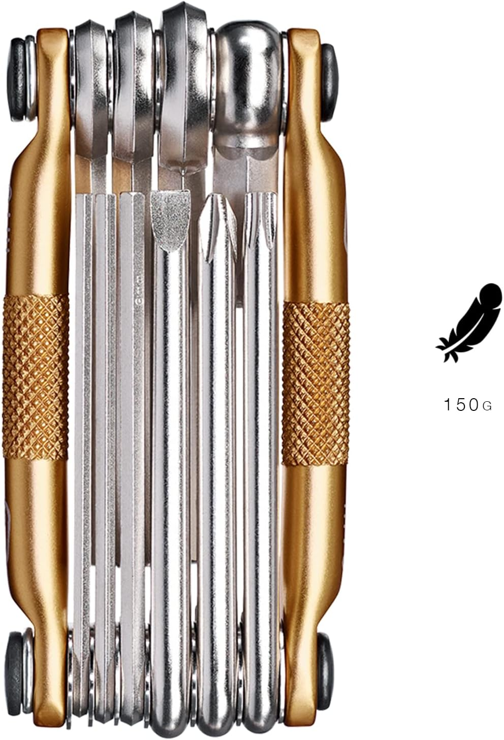 Crank Brothers Multi Bicycle Tool (10-Function, Gold) image number 4
