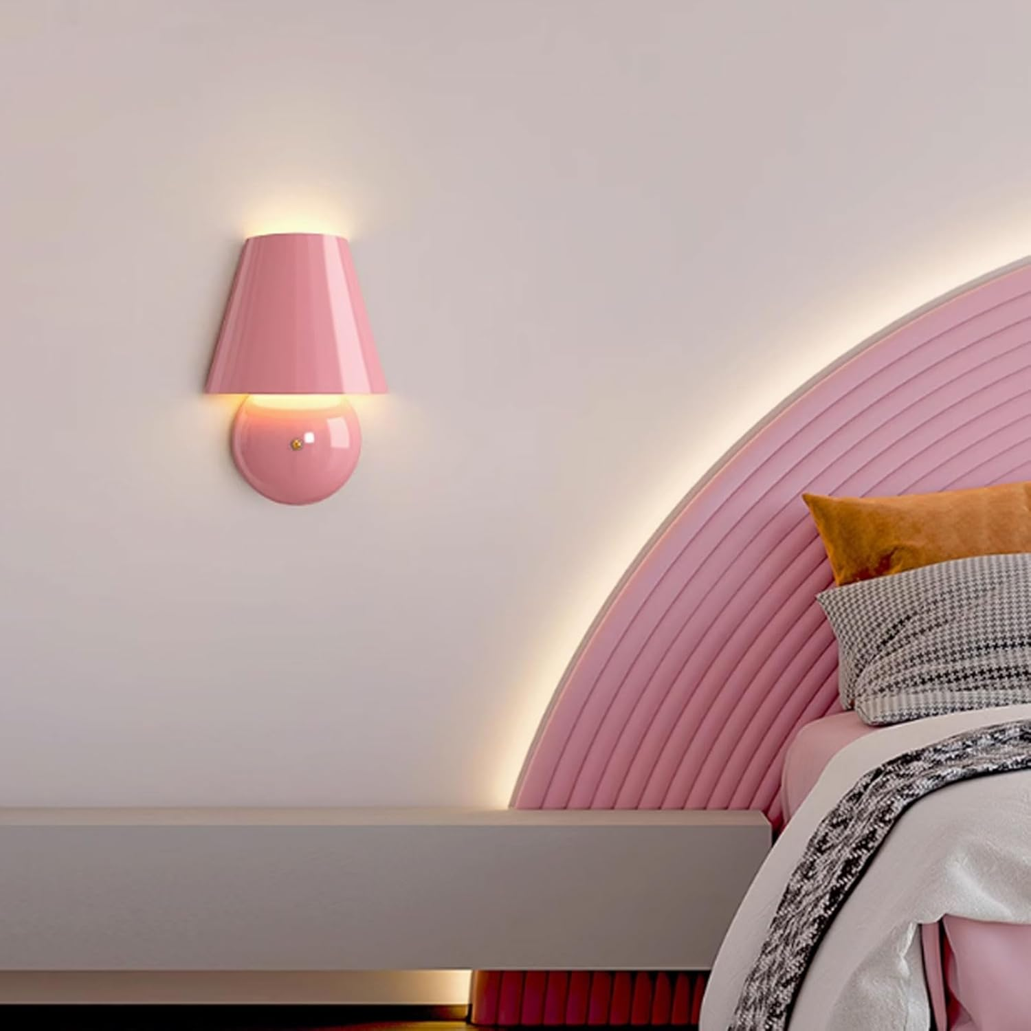 Touch Control Wall Light Fixture Modern Minimalist Wall Sconce Wall Lamp with Acrylic Shade for Bedroom Living Room Hallway Wall Lighting image number 6